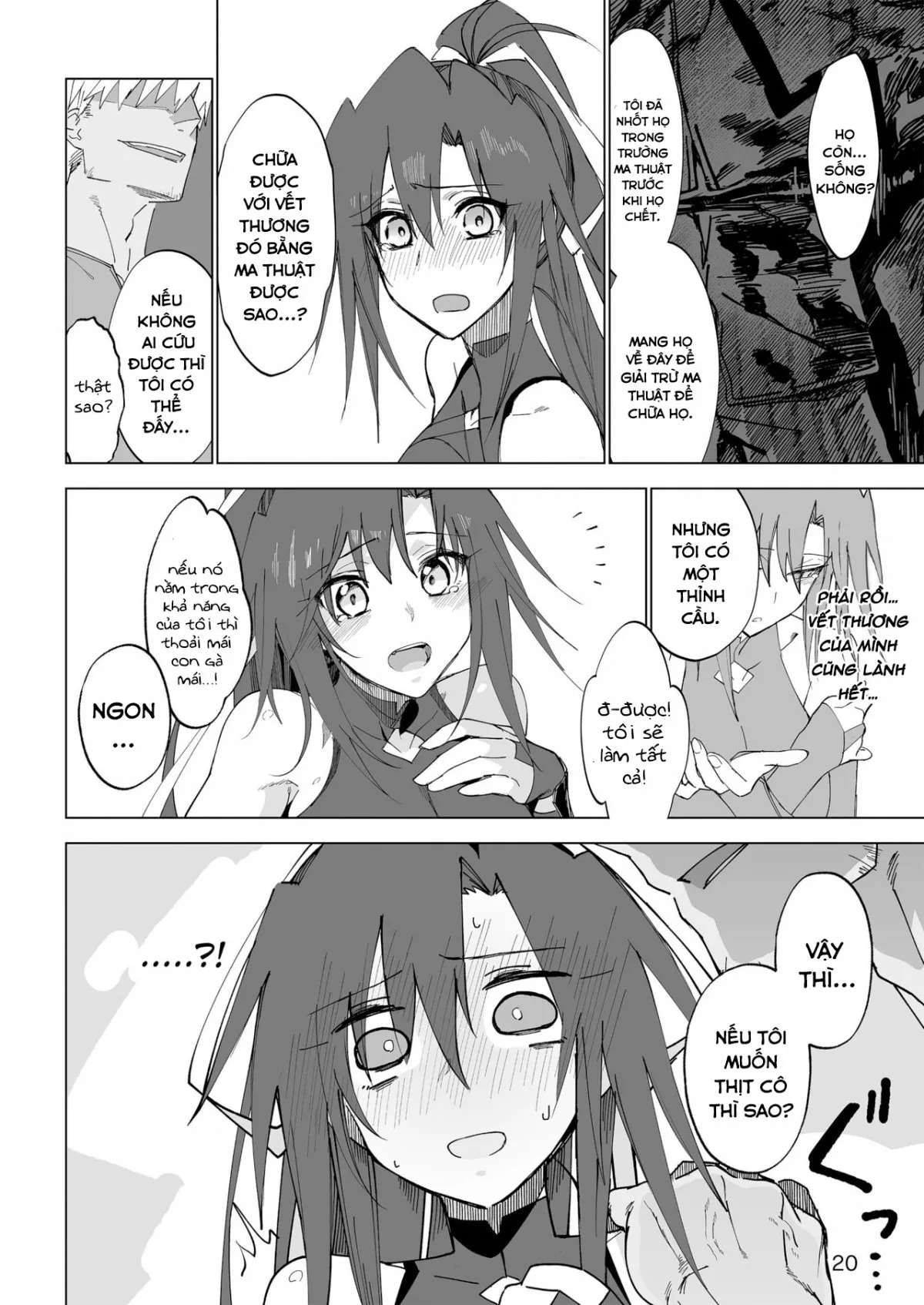 HentaiVN.net - Ảnh 18 - Nữ anh hùng ở dị giới [Isekai Mesu Yuusha] - Oneshot