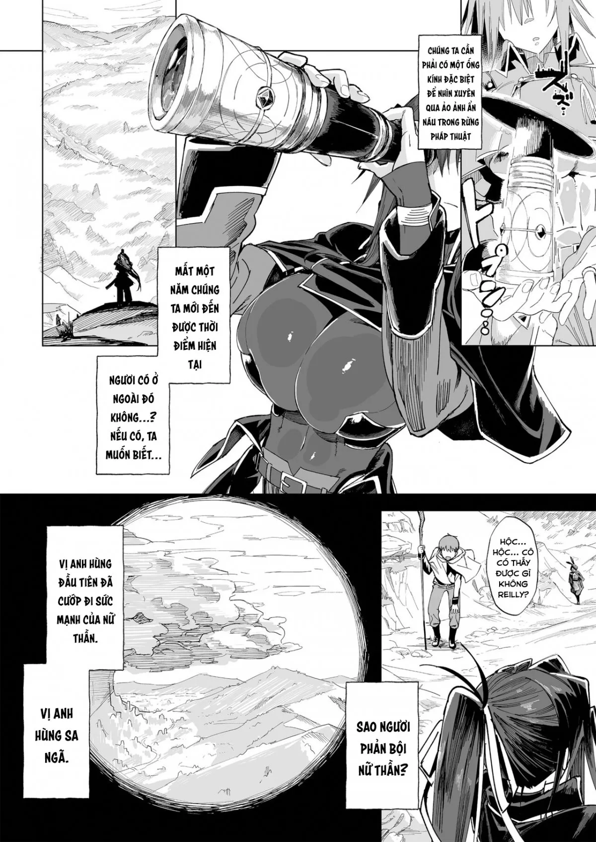 HentaiVN.net - Ảnh 8 - Nữ anh hùng ở dị giới [Isekai Mesu Yuusha] - Oneshot