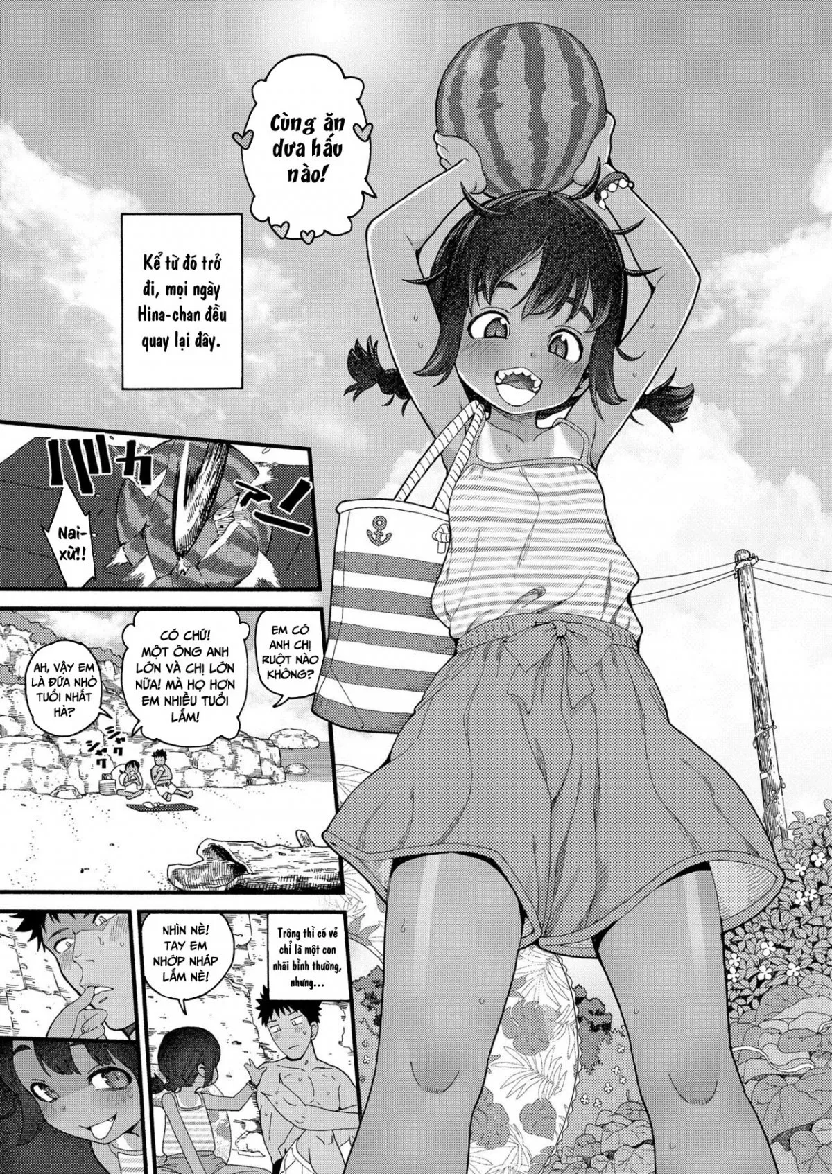 HentaiVN.net - Ảnh 13 - Quái thú ngày hè [Natsu no Kedamono; The Summer Beast] - Oneshot