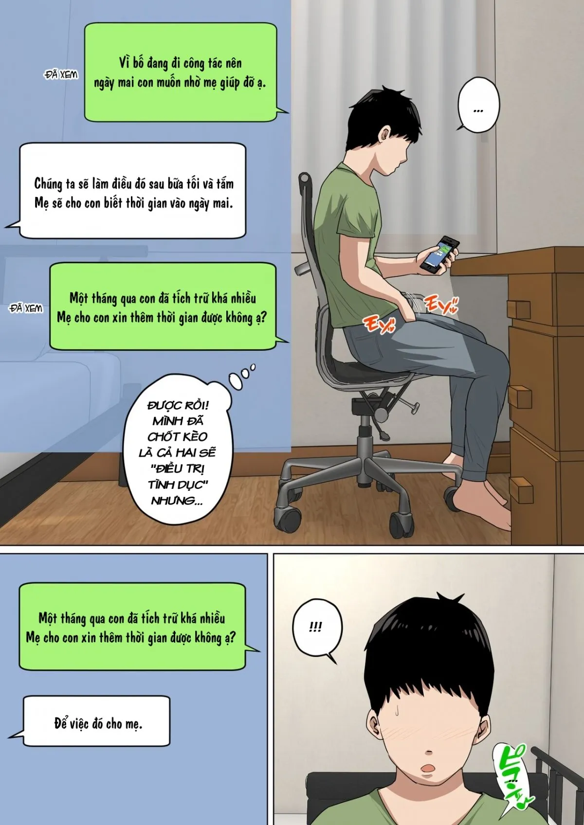 HentaiVN.net - Ảnh 16 - Điều Trị Tình Dục Của Mẹ Tôi (Phần 3) [Mainichi Okaa-san de Seiyoku Shori! 3; 毎日お母さんで性欲処理！3; Mom Gets Me Off Every Day! 3] - Chap 1