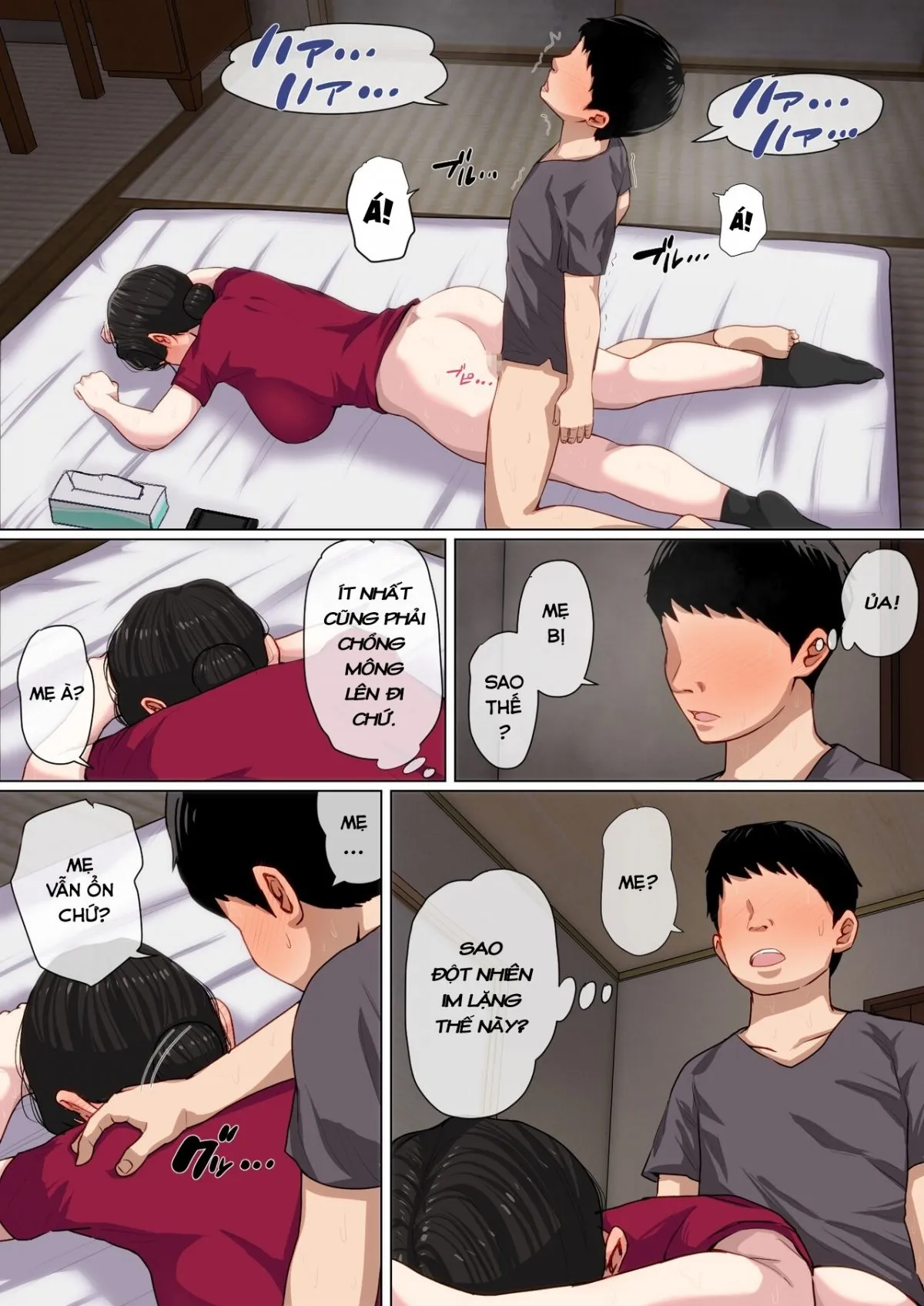 HentaiVN.net - Ảnh 40 - Điều Trị Tình Dục Của Mẹ Tôi (Phần 3) [Mainichi Okaa-san de Seiyoku Shori! 3; 毎日お母さんで性欲処理！3; Mom Gets Me Off Every Day! 3] - Chap 1