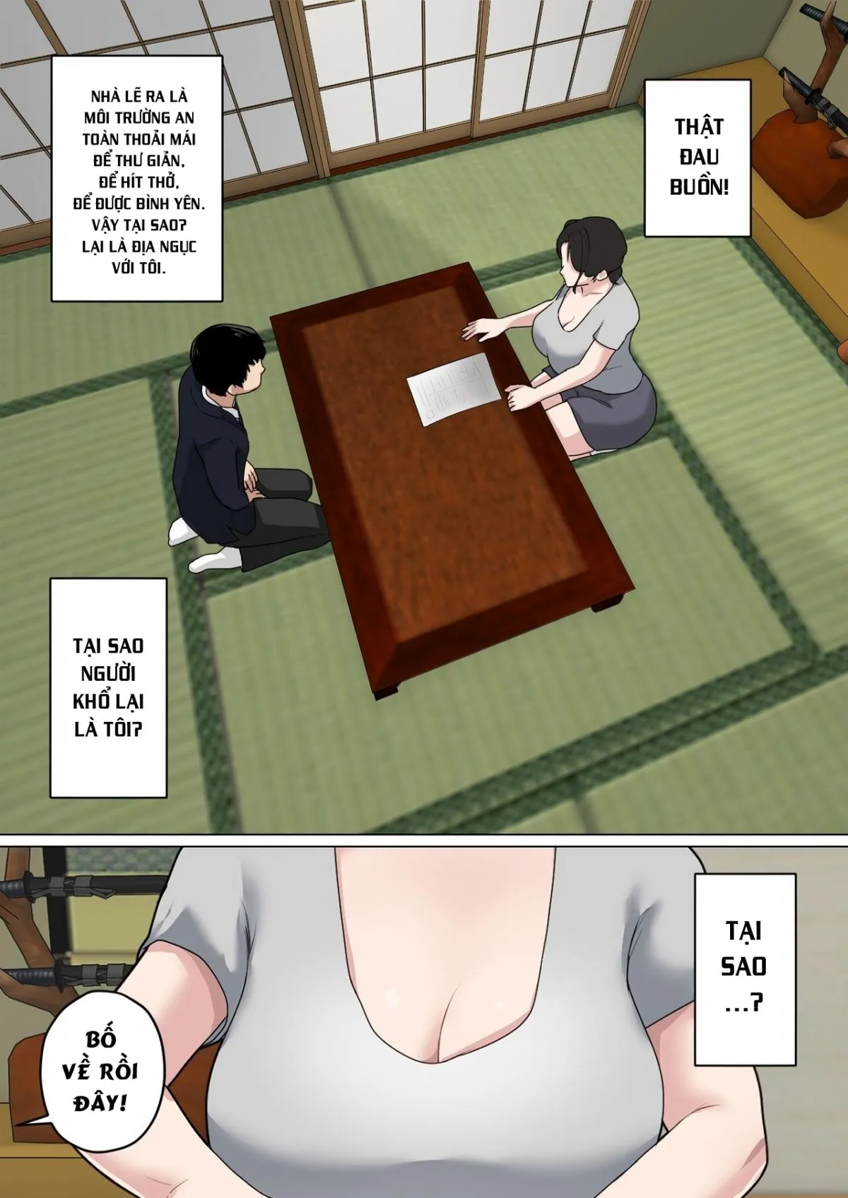 HentaiVN.net - Ảnh 6 - Điều Trị Tình Dục Của Mẹ Tôi (Phần 3) [Mainichi Okaa-san de Seiyoku Shori! 3; 毎日お母さんで性欲処理！3; Mom Gets Me Off Every Day! 3] - Chap 1