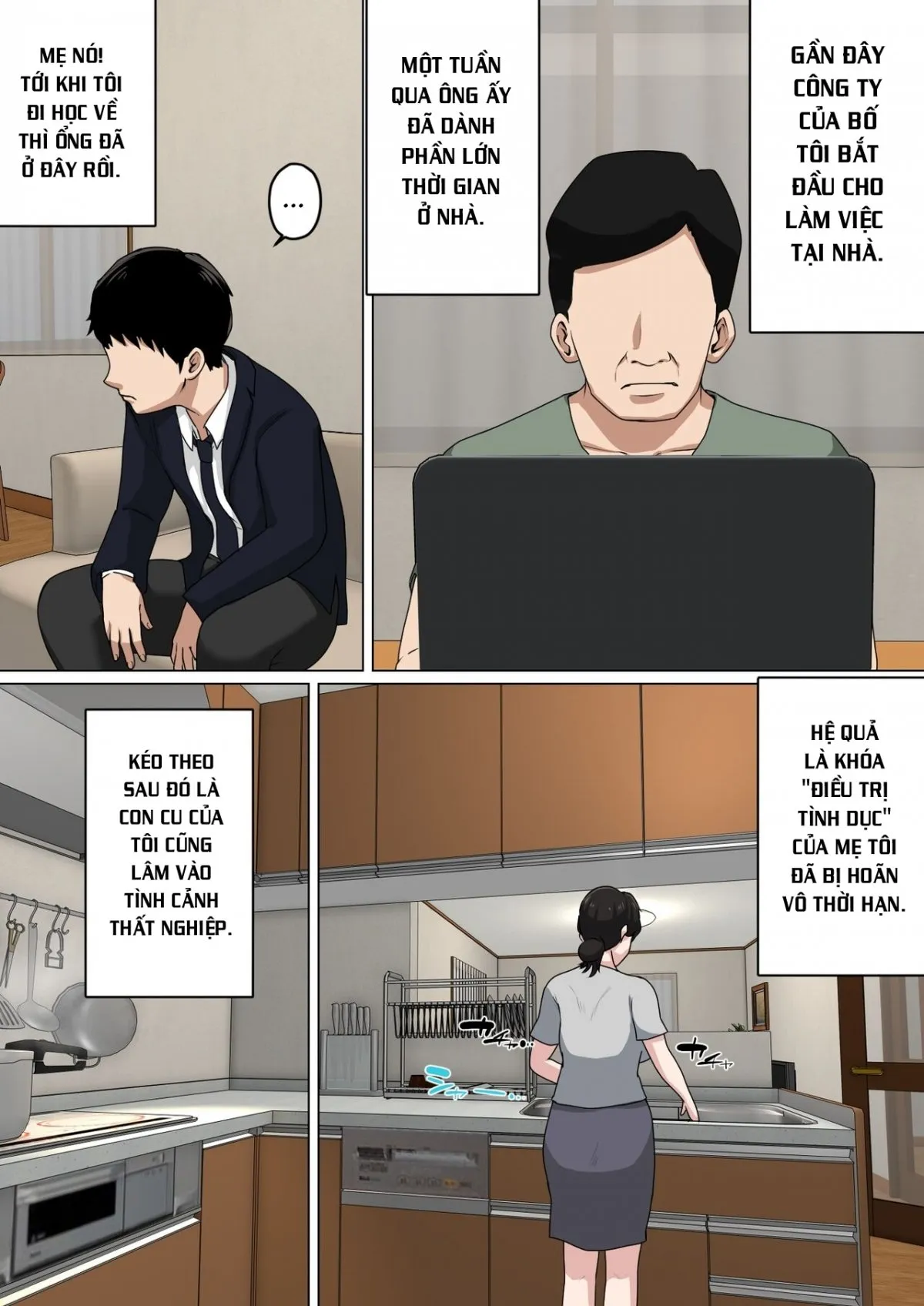 HentaiVN.net - Ảnh 9 - Điều Trị Tình Dục Của Mẹ Tôi (Phần 3) [Mainichi Okaa-san de Seiyoku Shori! 3; 毎日お母さんで性欲処理！3; Mom Gets Me Off Every Day! 3] - Chap 1