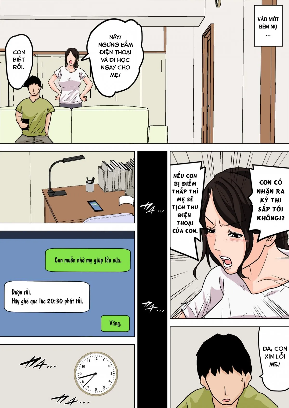 HentaiVN.net - Ảnh 18 - Điều Trị Tình Dục Của Mẹ Tôi (Phần 3) [Mainichi Okaa-san de Seiyoku Shori! 3; 毎日お母さんで性欲処理！3; Mom Gets Me Off Every Day! 3] - Phần 1 - Chap 1 (END)