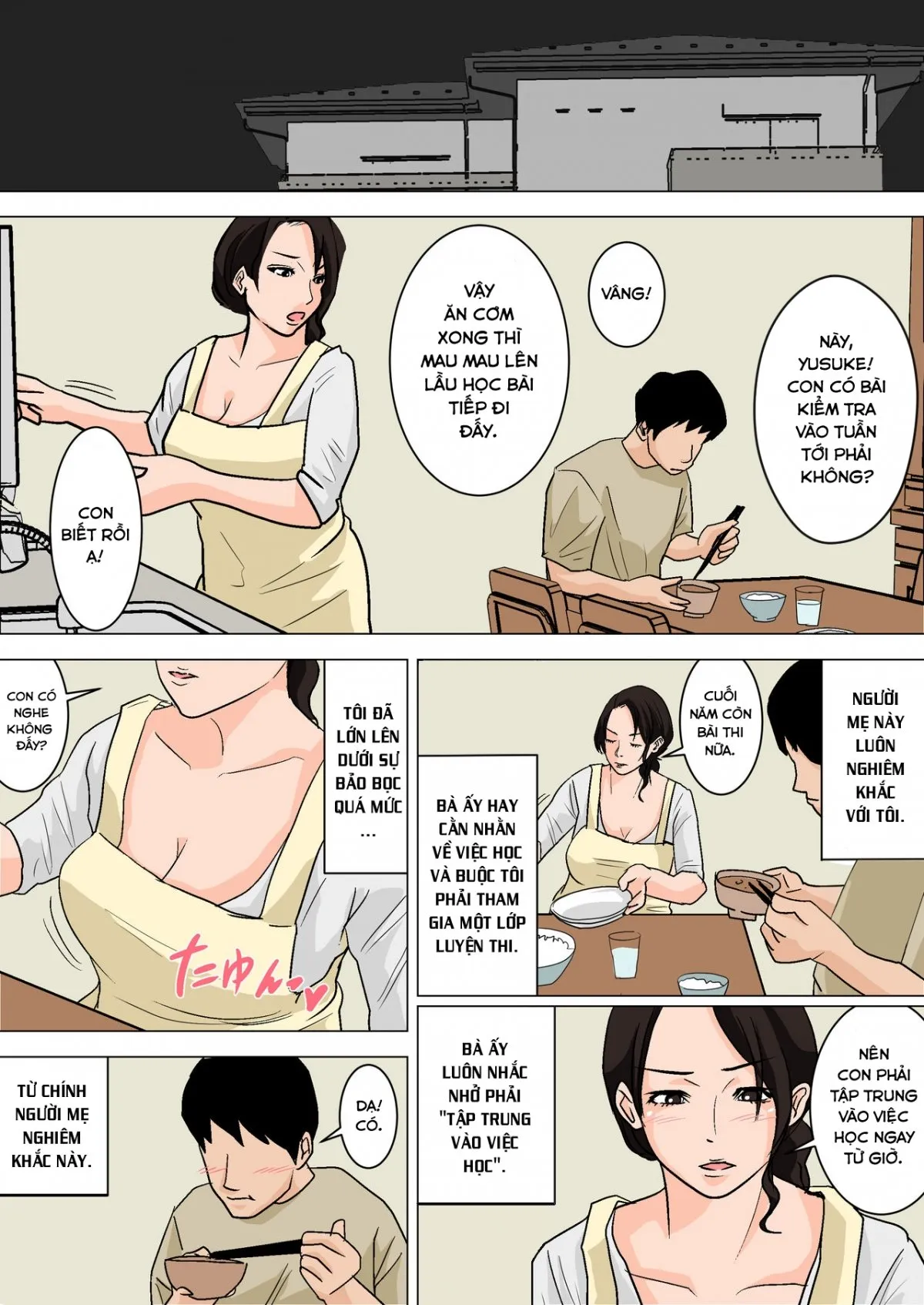 HentaiVN.net - Ảnh 3 - Điều Trị Tình Dục Của Mẹ Tôi (Phần 3) [Mainichi Okaa-san de Seiyoku Shori! 3; 毎日お母さんで性欲処理！3; Mom Gets Me Off Every Day! 3] - Phần 1 - Chap 1 (END)