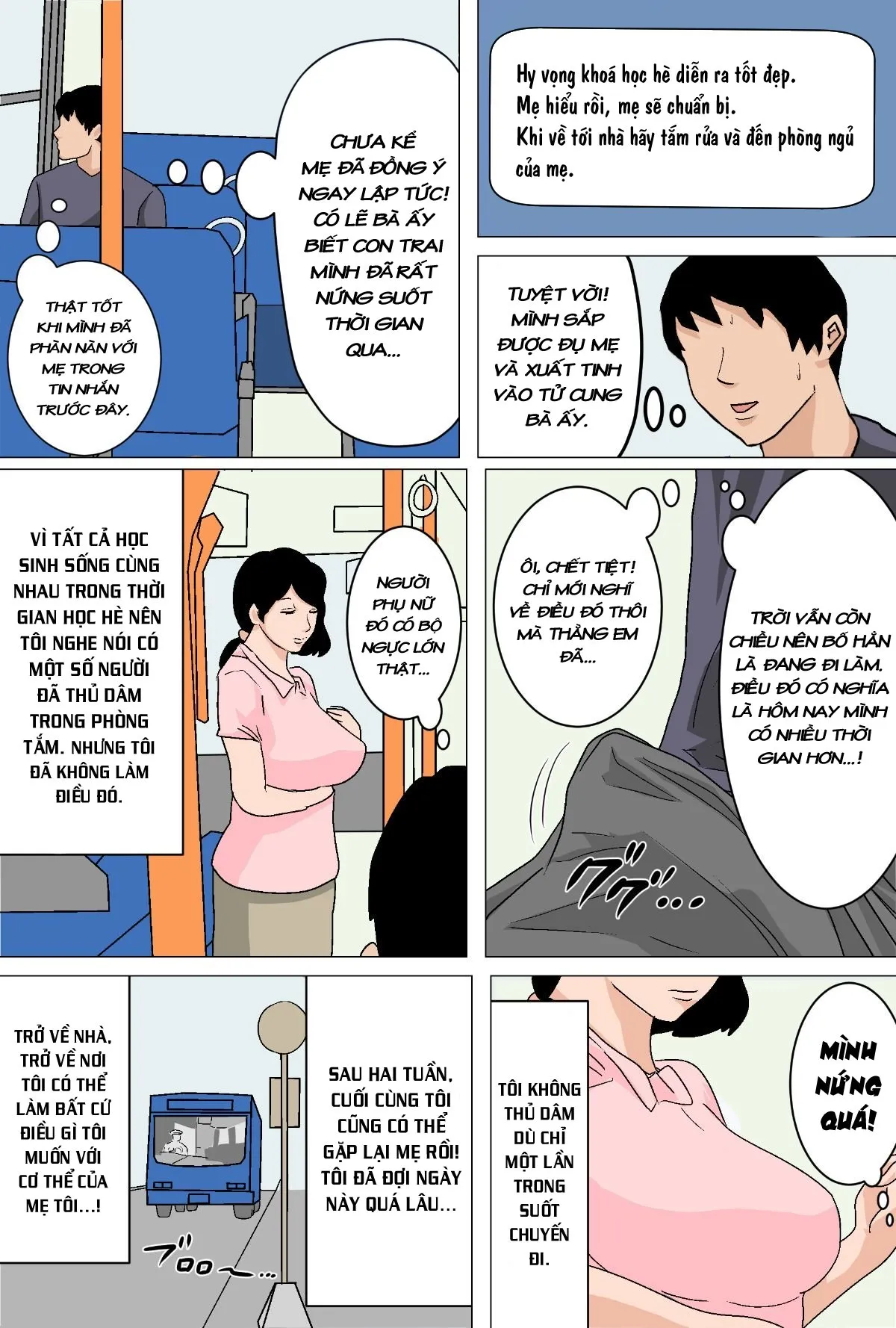 HentaiVN.net - Ảnh 11 - Điều Trị Tình Dục Của Mẹ Tôi (Phần 3) [Mainichi Okaa-san de Seiyoku Shori! 3; 毎日お母さんで性欲処理！3; Mom Gets Me Off Every Day! 3] - Phần 2 - Chap 1