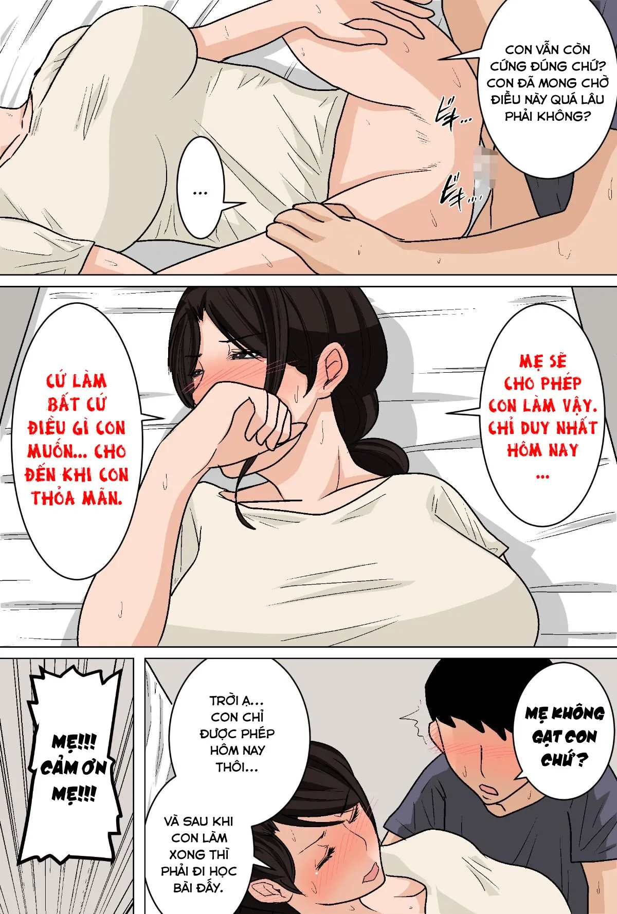 HentaiVN.net - Ảnh 32 - Điều Trị Tình Dục Của Mẹ Tôi (Phần 3) [Mainichi Okaa-san de Seiyoku Shori! 3; 毎日お母さんで性欲処理！3; Mom Gets Me Off Every Day! 3] - Phần 2 - Chap 1