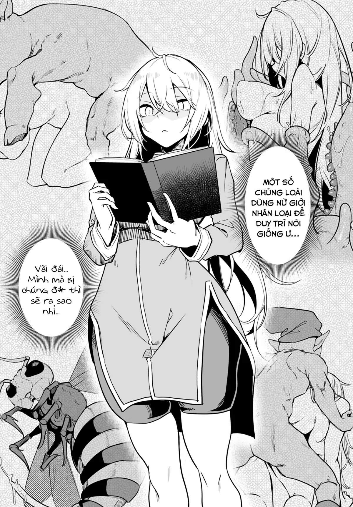 HentaiVN.net - Ảnh 13 - Bồn Chứa Tinh Bất Tử Phiêu Lưu Ký [The Immortal Girl's Nursery Travelogue; Furoufushi Shoujo no Naedoko Ryokou-ki; 不老不死少女の苗床旅行記] - Chương 1: Xúc Tu Ma Quái Phê Tựa Dây Thừng (I)