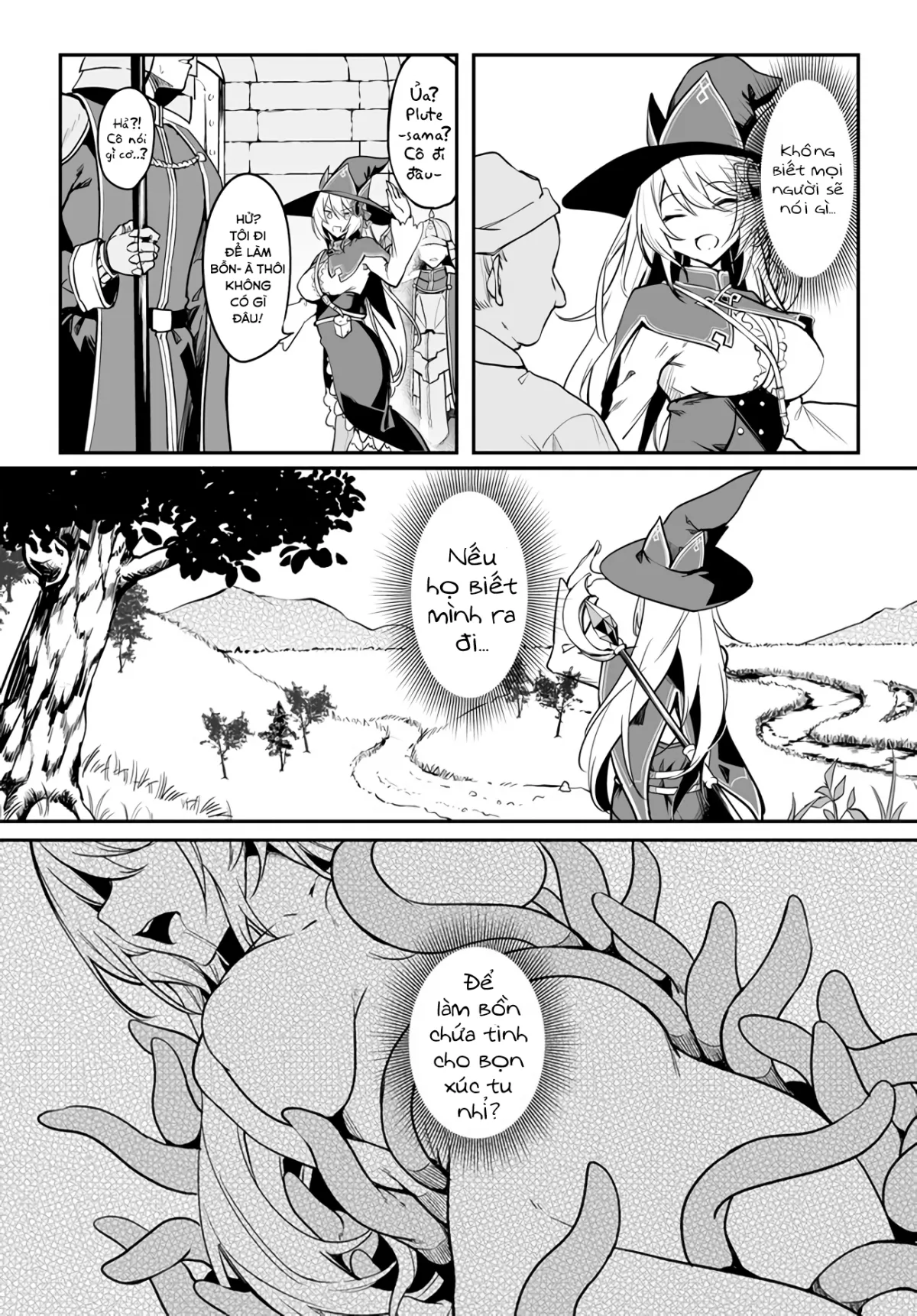HentaiVN.net - Ảnh 27 - Bồn Chứa Tinh Bất Tử Phiêu Lưu Ký [The Immortal Girl's Nursery Travelogue; Furoufushi Shoujo no Naedoko Ryokou-ki; 不老不死少女の苗床旅行記] - Chương 1: Xúc Tu Ma Quái Phê Tựa Dây Thừng (I)