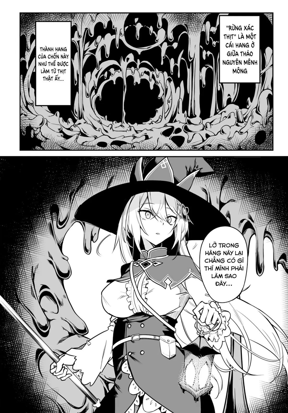 HentaiVN.net - Ảnh 30 - Bồn Chứa Tinh Bất Tử Phiêu Lưu Ký [The Immortal Girl's Nursery Travelogue; Furoufushi Shoujo no Naedoko Ryokou-ki; 不老不死少女の苗床旅行記] - Chương 1: Xúc Tu Ma Quái Phê Tựa Dây Thừng (I)