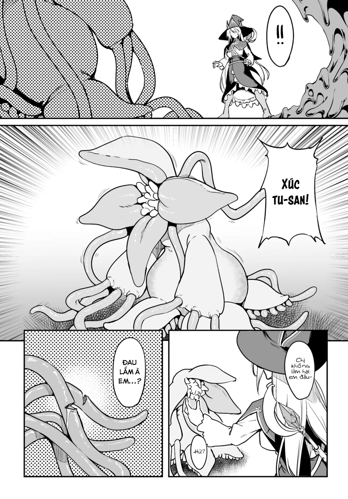 HentaiVN.net - Ảnh 32 - Bồn Chứa Tinh Bất Tử Phiêu Lưu Ký [The Immortal Girl's Nursery Travelogue; Furoufushi Shoujo no Naedoko Ryokou-ki; 不老不死少女の苗床旅行記] - Chương 1: Xúc Tu Ma Quái Phê Tựa Dây Thừng (I)