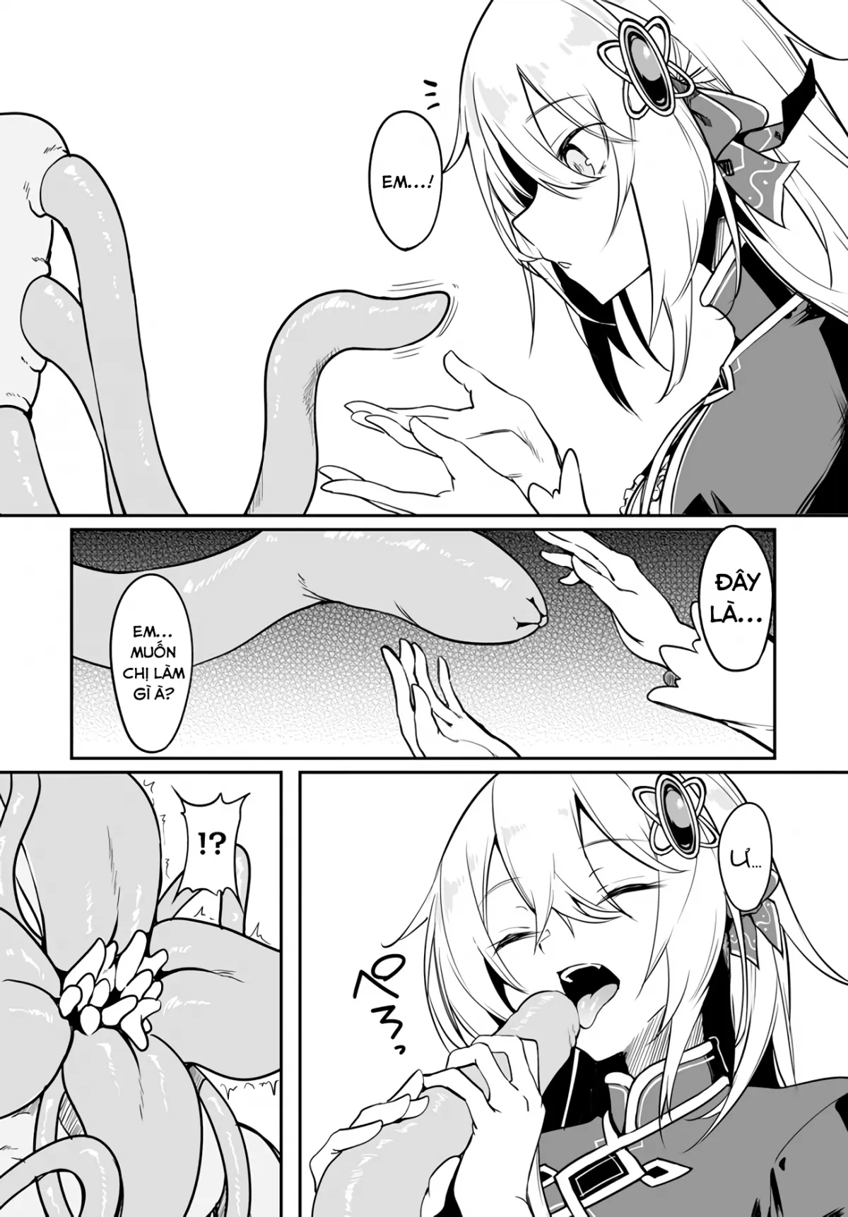 HentaiVN.net - Ảnh 35 - Bồn Chứa Tinh Bất Tử Phiêu Lưu Ký [The Immortal Girl's Nursery Travelogue; Furoufushi Shoujo no Naedoko Ryokou-ki; 不老不死少女の苗床旅行記] - Chương 1: Xúc Tu Ma Quái Phê Tựa Dây Thừng (I)