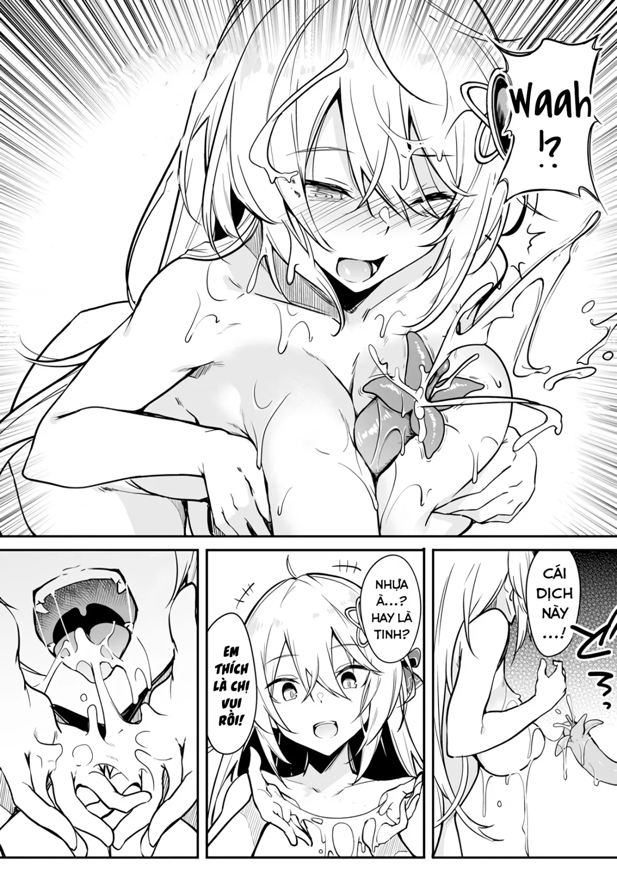HentaiVN.net - Ảnh 39 - Bồn Chứa Tinh Bất Tử Phiêu Lưu Ký [The Immortal Girl's Nursery Travelogue; Furoufushi Shoujo no Naedoko Ryokou-ki; 不老不死少女の苗床旅行記] - Chương 1: Xúc Tu Ma Quái Phê Tựa Dây Thừng (I)
