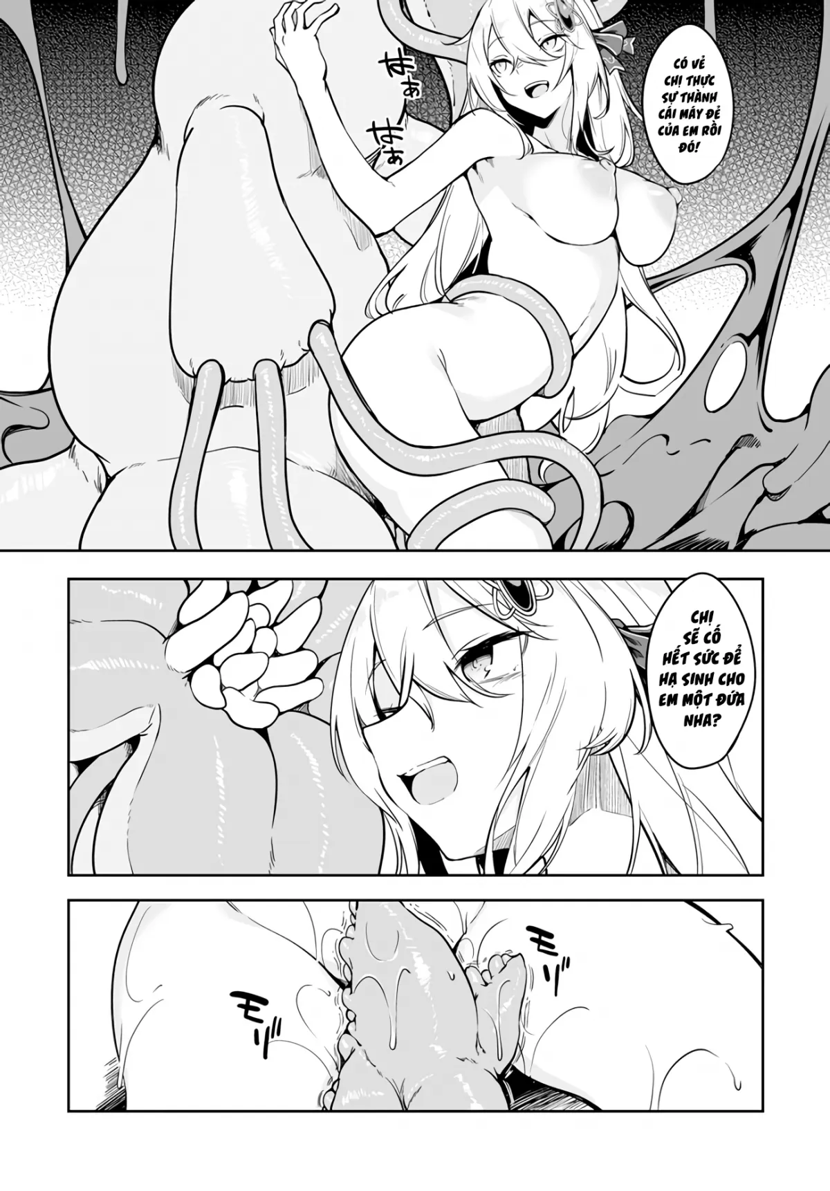 HentaiVN.net - Ảnh 15 - Bồn Chứa Tinh Bất Tử Phiêu Lưu Ký [The Immortal Girl's Nursery Travelogue; Furoufushi Shoujo no Naedoko Ryokou-ki; 不老不死少女の苗床旅行記] - Chương 2.1: Xúc Tu Ma Quái Phê Tựa Dây Thừng (II)