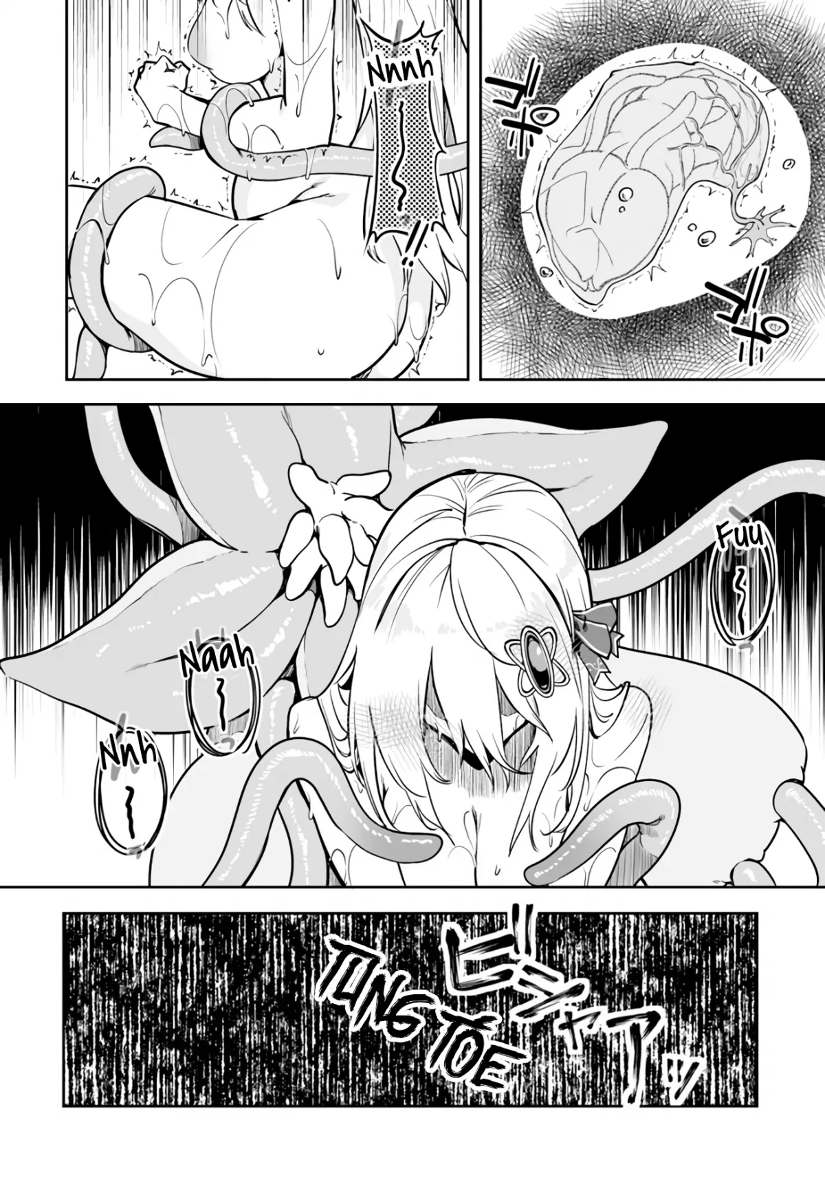 HentaiVN.net - Ảnh 6 - Bồn Chứa Tinh Bất Tử Phiêu Lưu Ký [The Immortal Girl's Nursery Travelogue; Furoufushi Shoujo no Naedoko Ryokou-ki; 不老不死少女の苗床旅行記] - Chương 2.2: Xúc Tu Ma Quái Phê Tựa Dây Thừng (III)