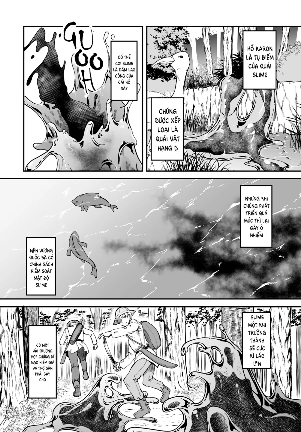 HentaiVN.net - Ảnh 6 - Bồn Chứa Tinh Bất Tử Phiêu Lưu Ký [The Immortal Girl's Nursery Travelogue; Furoufushi Shoujo no Naedoko Ryokou-ki; 不老不死少女の苗床旅行記] - Chương 3.1: Quái Vật Slime Hồ Karon