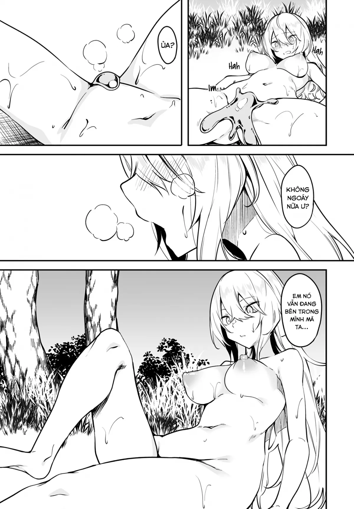 HentaiVN.net - Ảnh 3 - Bồn Chứa Tinh Bất Tử Phiêu Lưu Ký [The Immortal Girl's Nursery Travelogue; Furoufushi Shoujo no Naedoko Ryokou-ki; 不老不死少女の苗床旅行記] - Chương 3.2: Quái Vật Slime Hồ Karon (II)