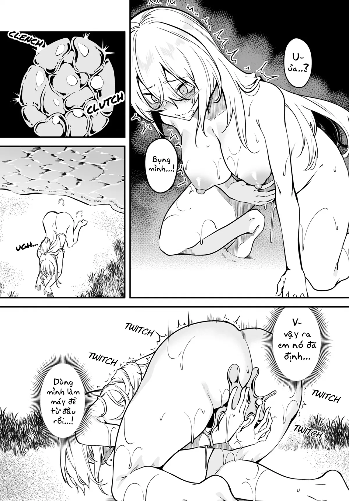 HentaiVN.net - Ảnh 5 - Bồn Chứa Tinh Bất Tử Phiêu Lưu Ký [The Immortal Girl's Nursery Travelogue; Furoufushi Shoujo no Naedoko Ryokou-ki; 不老不死少女の苗床旅行記] - Chương 3.2: Quái Vật Slime Hồ Karon (II)