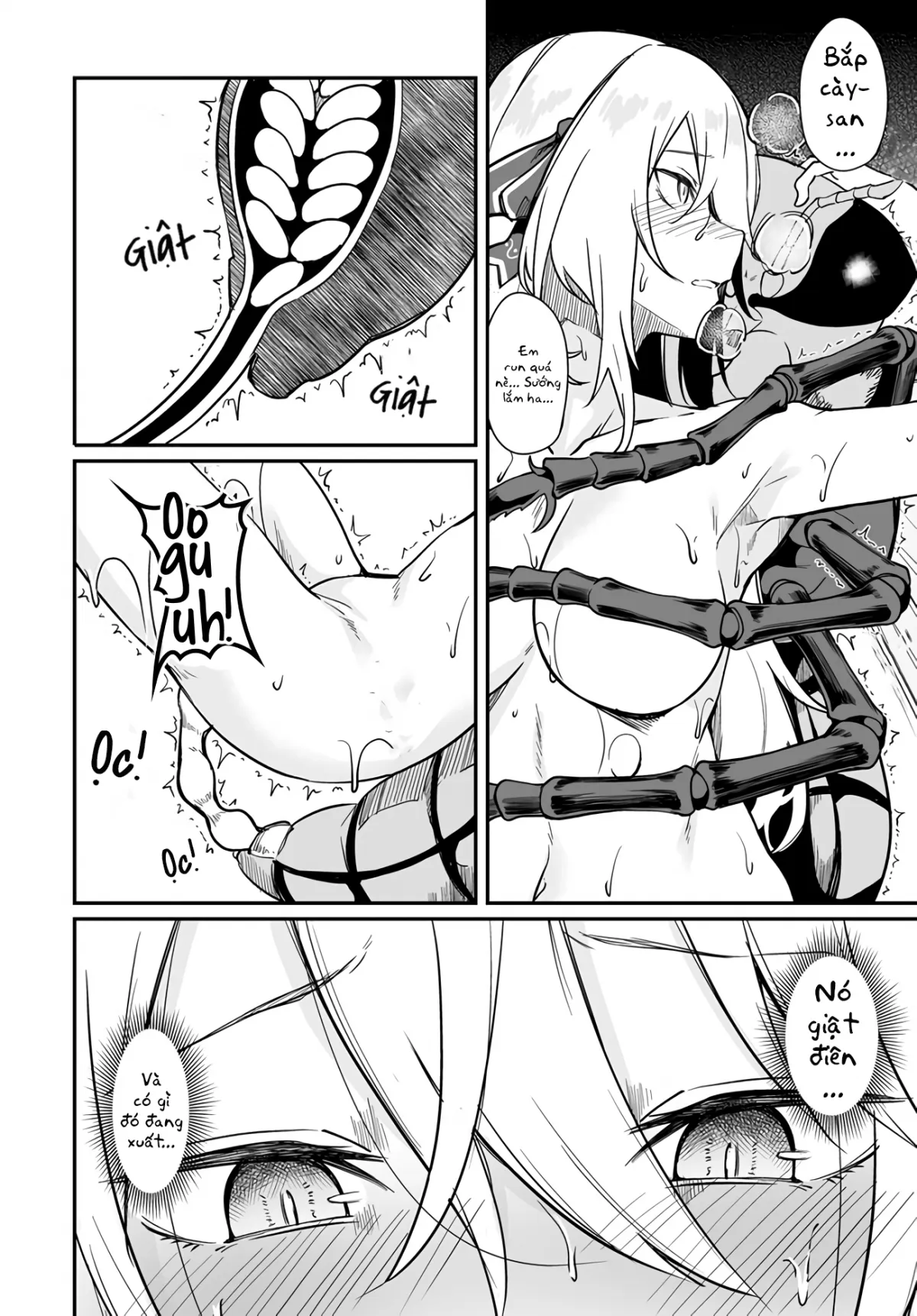 HentaiVN.net - Ảnh 10 - Bồn Chứa Tinh Bất Tử Phiêu Lưu Ký [The Immortal Girl's Nursery Travelogue; Furoufushi Shoujo no Naedoko Ryokou-ki; 不老不死少女の苗床旅行記] - Chương 4.2: Ong Bắp Cày Rừng Nyx (II)