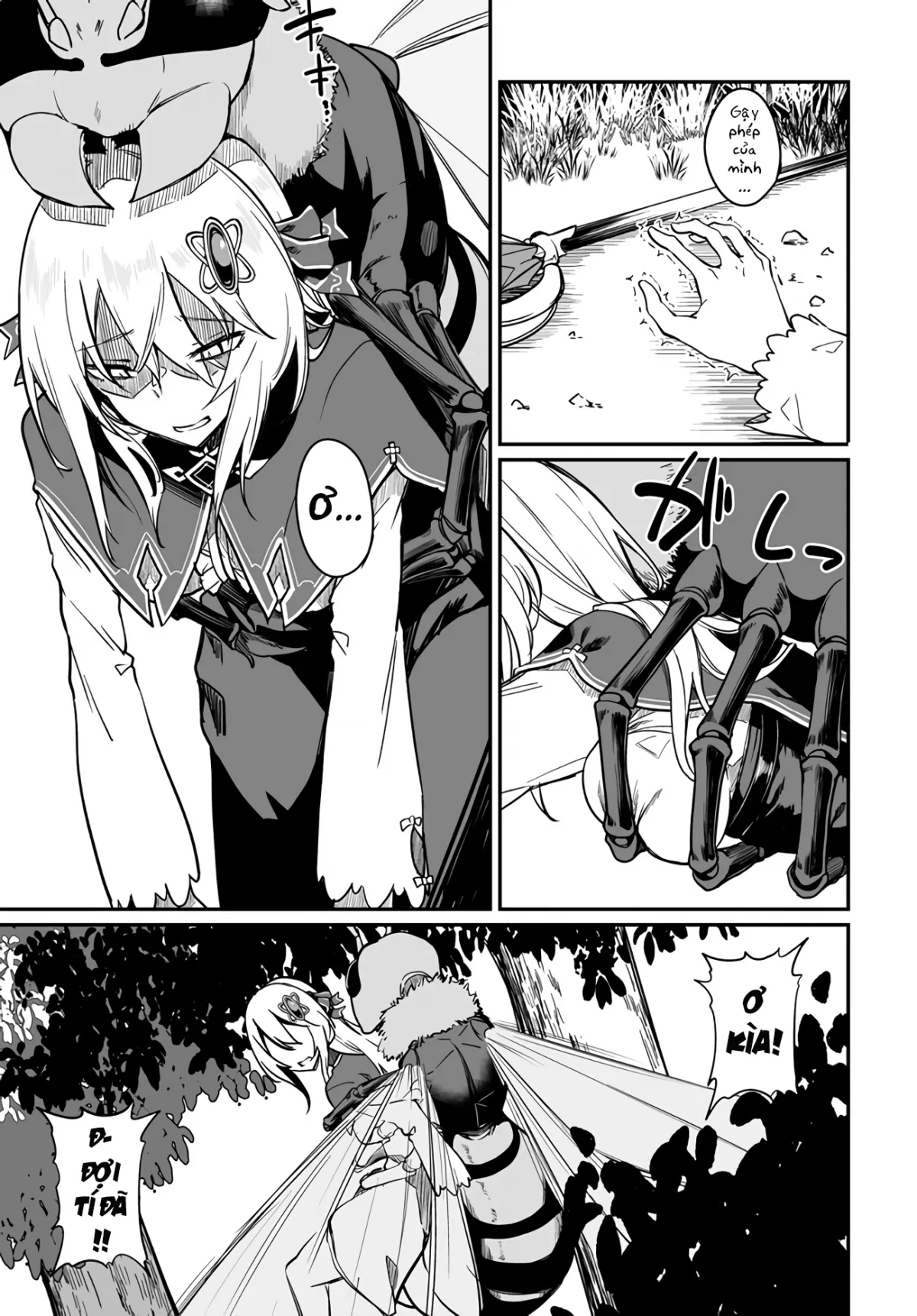 HentaiVN.net - Ảnh 3 - Bồn Chứa Tinh Bất Tử Phiêu Lưu Ký [The Immortal Girl's Nursery Travelogue; Furoufushi Shoujo no Naedoko Ryokou-ki; 不老不死少女の苗床旅行記] - Chương 4.2: Ong Bắp Cày Rừng Nyx (II)