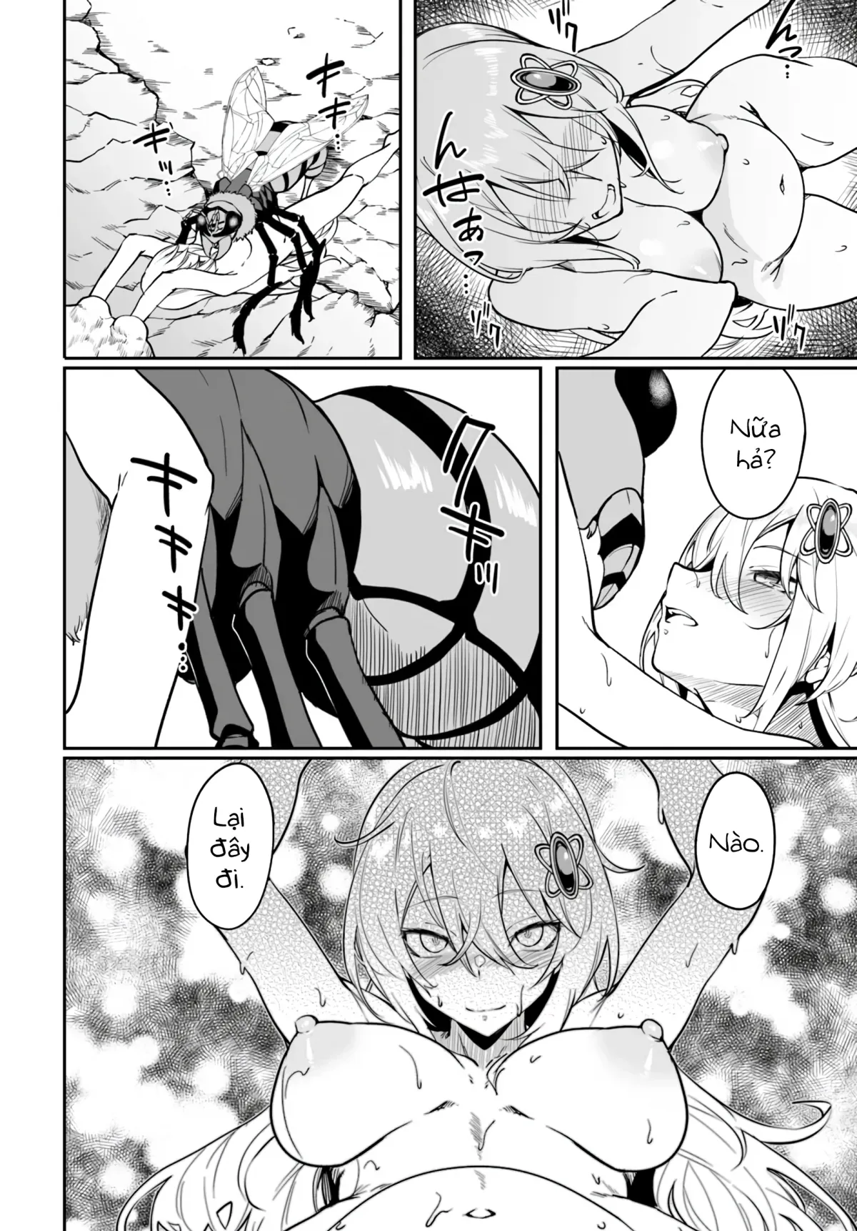 HentaiVN.net - Ảnh 8 - Bồn Chứa Tinh Bất Tử Phiêu Lưu Ký [The Immortal Girl's Nursery Travelogue; Furoufushi Shoujo no Naedoko Ryokou-ki; 不老不死少女の苗床旅行記] - Chương 5.1 Ong Bắp Cày Rừng Nyx (III)
