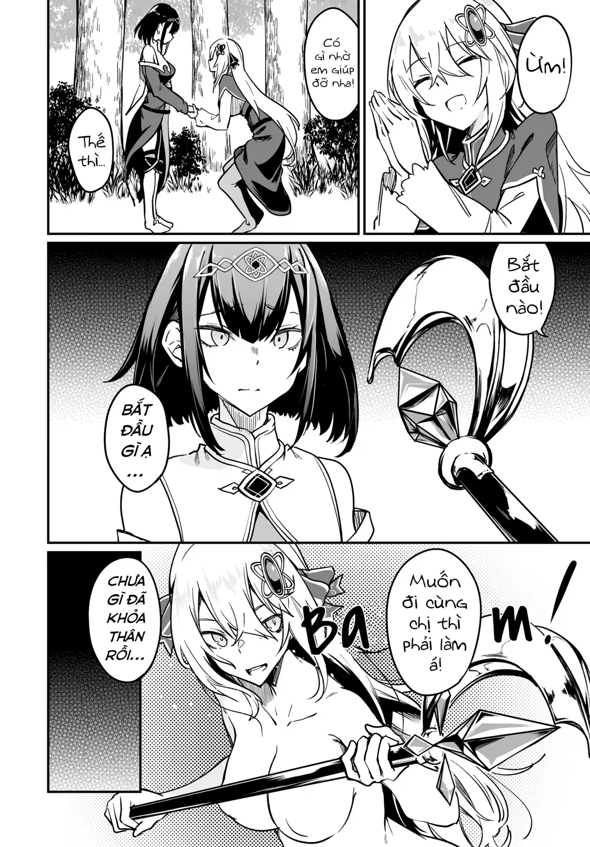 HentaiVN.net - Ảnh 6 - Bồn Chứa Tinh Bất Tử Phiêu Lưu Ký [The Immortal Girl's Nursery Travelogue; Furoufushi Shoujo no Naedoko Ryokou-ki; 不老不死少女の苗床旅行記] - Chương 6.1: Cóc và Rừng Nyx Mùa Xuân