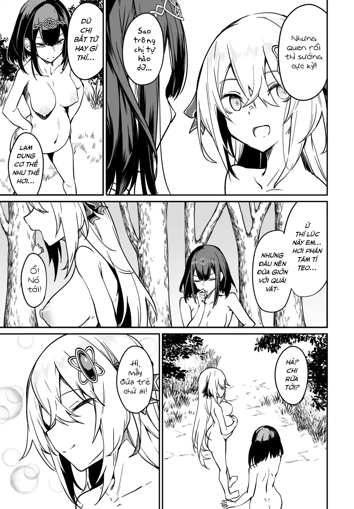 HentaiVN.net - Ảnh 9 - Bồn Chứa Tinh Bất Tử Phiêu Lưu Ký [The Immortal Girl's Nursery Travelogue; Furoufushi Shoujo no Naedoko Ryokou-ki; 不老不死少女の苗床旅行記] - Chương 6.2: Cóc và Rừng Nyx Mùa Xuân