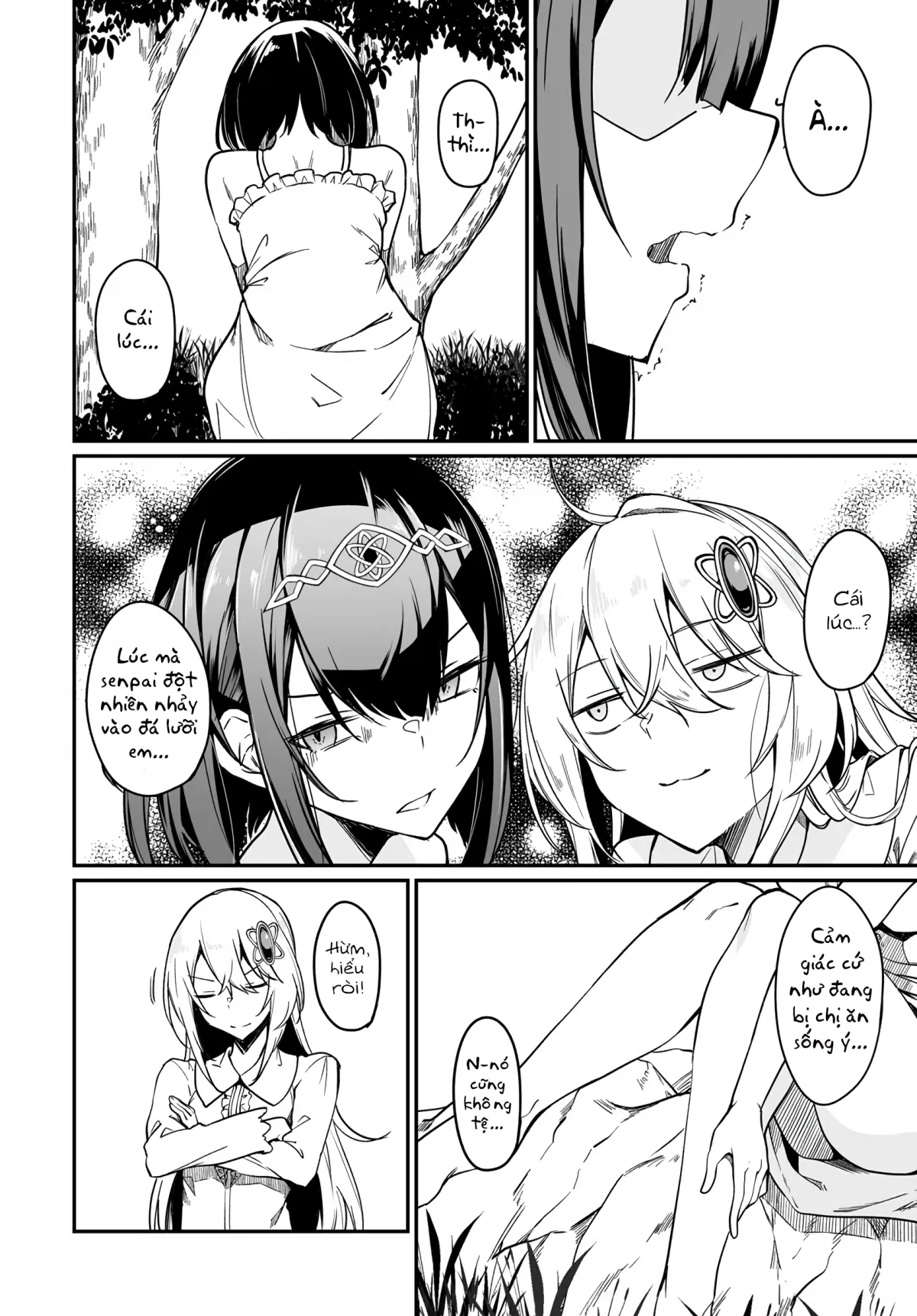 HentaiVN.net - Ảnh 5 - Bồn Chứa Tinh Bất Tử Phiêu Lưu Ký [The Immortal Girl's Nursery Travelogue; Furoufushi Shoujo no Naedoko Ryokou-ki; 不老不死少女の苗床旅行記] - Chương 7.1: Goblin và Động Cerberus