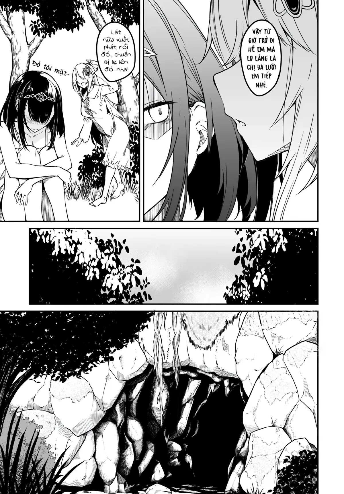 HentaiVN.net - Ảnh 6 - Bồn Chứa Tinh Bất Tử Phiêu Lưu Ký [The Immortal Girl's Nursery Travelogue; Furoufushi Shoujo no Naedoko Ryokou-ki; 不老不死少女の苗床旅行記] - Chương 7.1: Goblin và Động Cerberus