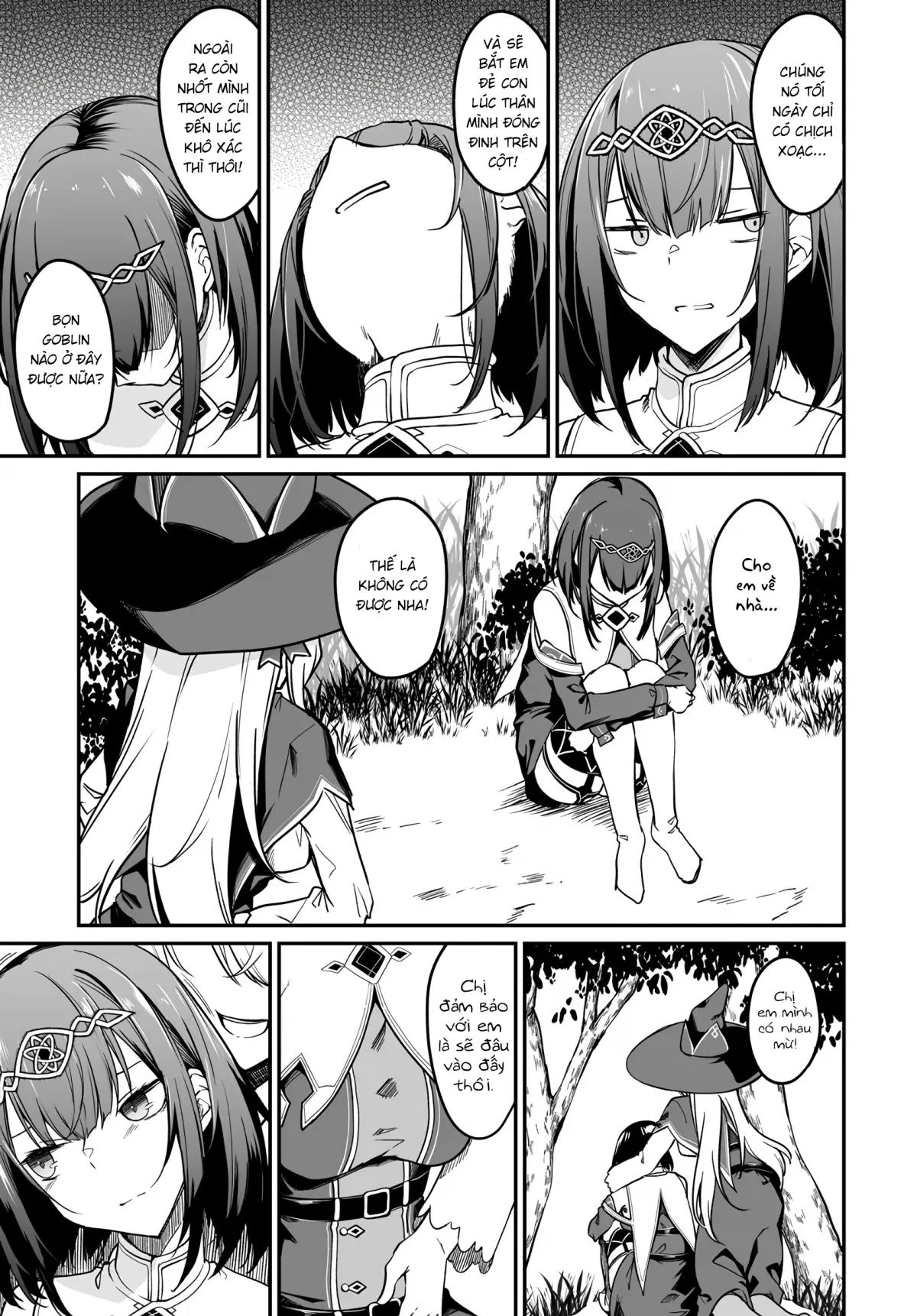 HentaiVN.net - Ảnh 8 - Bồn Chứa Tinh Bất Tử Phiêu Lưu Ký [The Immortal Girl's Nursery Travelogue; Furoufushi Shoujo no Naedoko Ryokou-ki; 不老不死少女の苗床旅行記] - Chương 7.1: Goblin và Động Cerberus