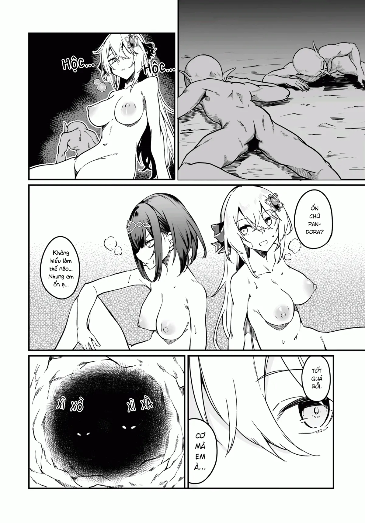 HentaiVN.net - Ảnh 10 - Bồn Chứa Tinh Bất Tử Phiêu Lưu Ký [The Immortal Girl's Nursery Travelogue; Furoufushi Shoujo no Naedoko Ryokou-ki; 不老不死少女の苗床旅行記] - Chương 7.2: Goblin Và Động Cerberus (II)