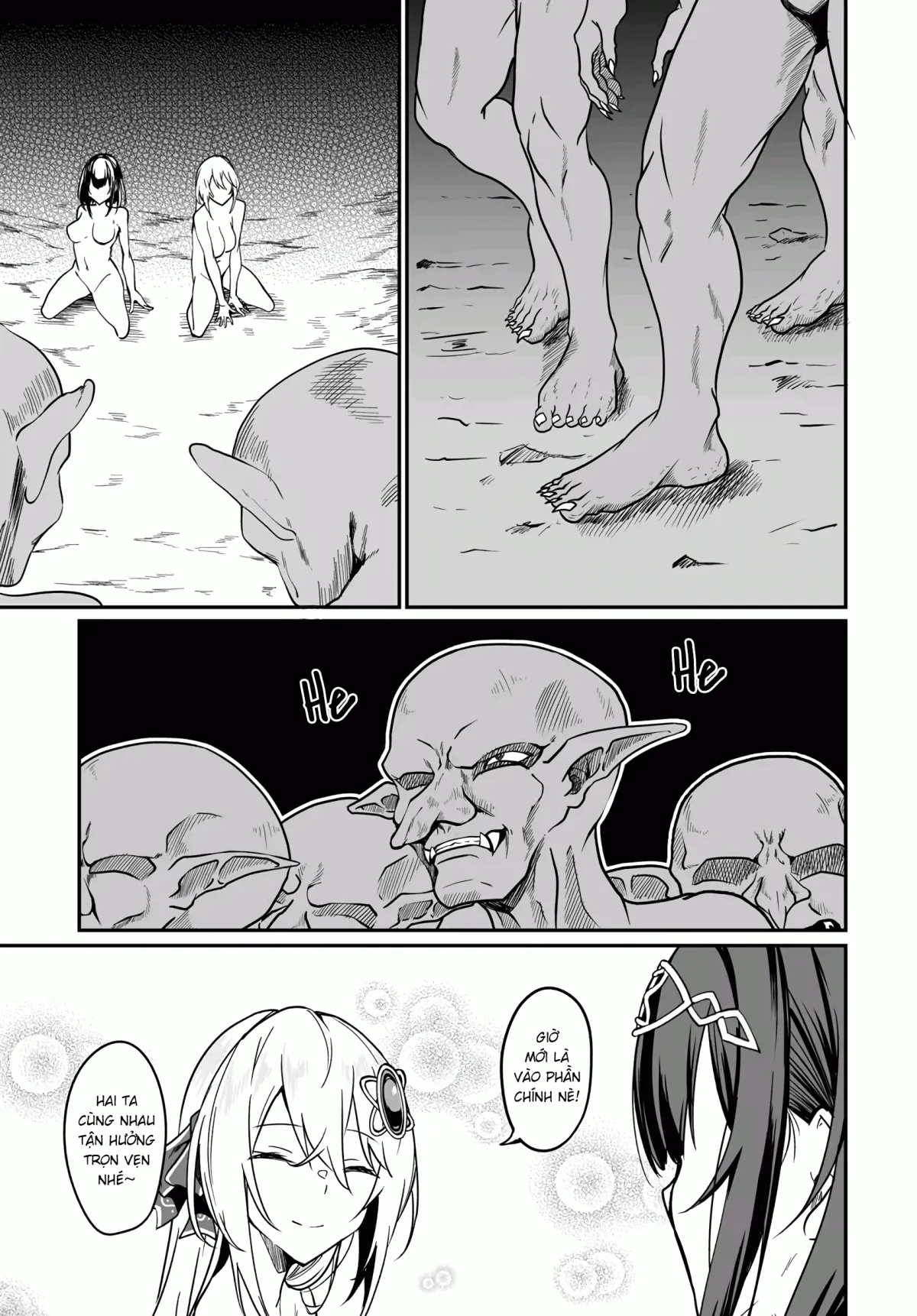 HentaiVN.net - Ảnh 11 - Bồn Chứa Tinh Bất Tử Phiêu Lưu Ký [The Immortal Girl's Nursery Travelogue; Furoufushi Shoujo no Naedoko Ryokou-ki; 不老不死少女の苗床旅行記] - Chương 7.2: Goblin Và Động Cerberus (II)