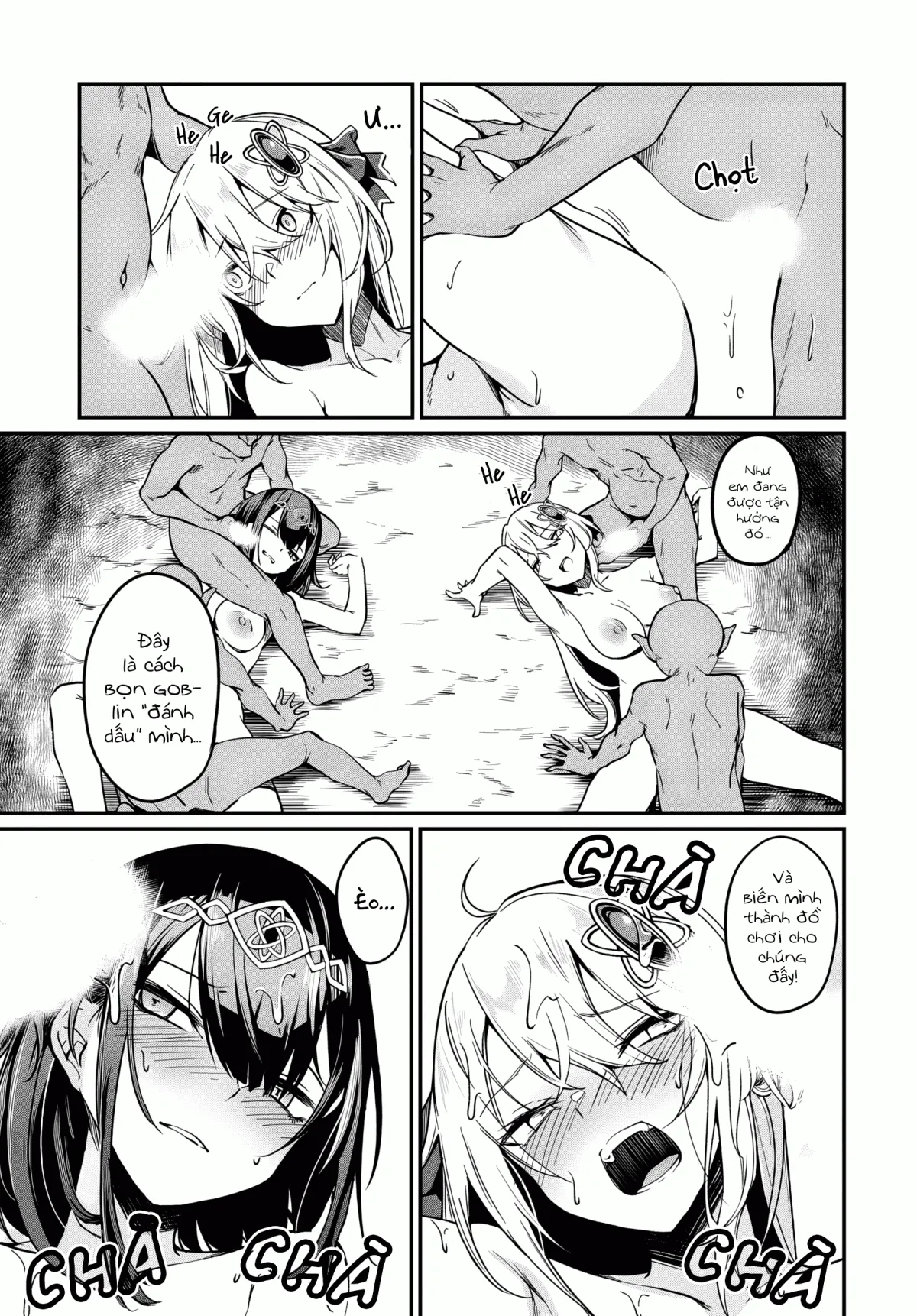 HentaiVN.net - Ảnh 5 - Bồn Chứa Tinh Bất Tử Phiêu Lưu Ký [The Immortal Girl's Nursery Travelogue; Furoufushi Shoujo no Naedoko Ryokou-ki; 不老不死少女の苗床旅行記] - Chương 7.2: Goblin Và Động Cerberus (II)