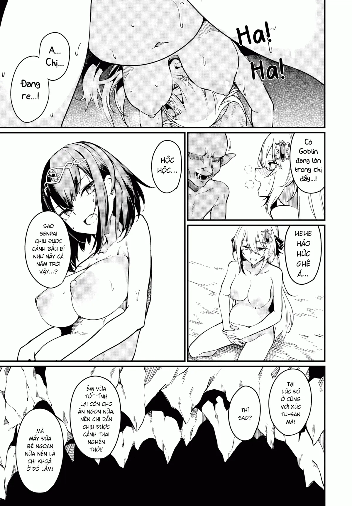 HentaiVN.net - Ảnh 7 - Bồn Chứa Tinh Bất Tử Phiêu Lưu Ký [The Immortal Girl's Nursery Travelogue; Furoufushi Shoujo no Naedoko Ryokou-ki; 不老不死少女の苗床旅行記] - Chương 8.1: Goblin Và Động Cerberus (III)