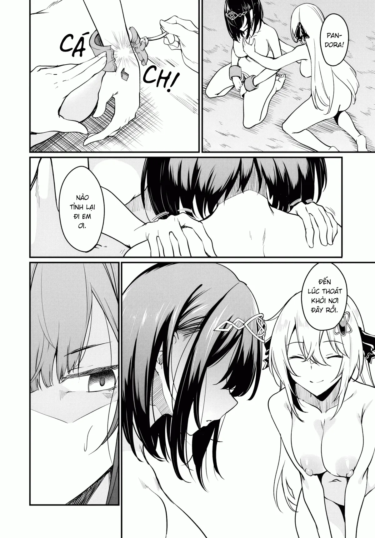 HentaiVN.net - Ảnh 4 - Bồn Chứa Tinh Bất Tử Phiêu Lưu Ký [The Immortal Girl's Nursery Travelogue; Furoufushi Shoujo no Naedoko Ryokou-ki; 不老不死少女の苗床旅行記] - Chương 8.2: Goblin Và Động Cerberus (IV)