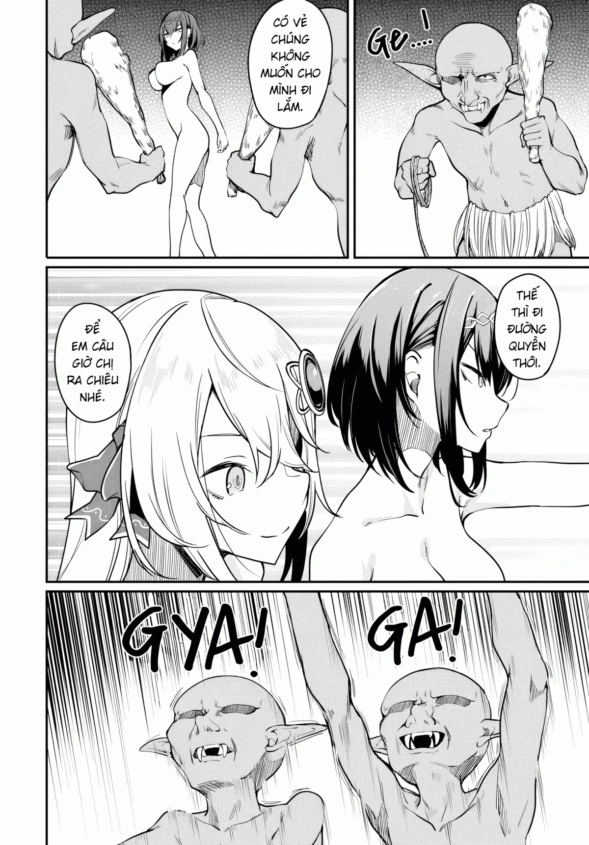 HentaiVN.net - Ảnh 6 - Bồn Chứa Tinh Bất Tử Phiêu Lưu Ký [The Immortal Girl's Nursery Travelogue; Furoufushi Shoujo no Naedoko Ryokou-ki; 不老不死少女の苗床旅行記] - Chương 8.2: Goblin Và Động Cerberus (IV)
