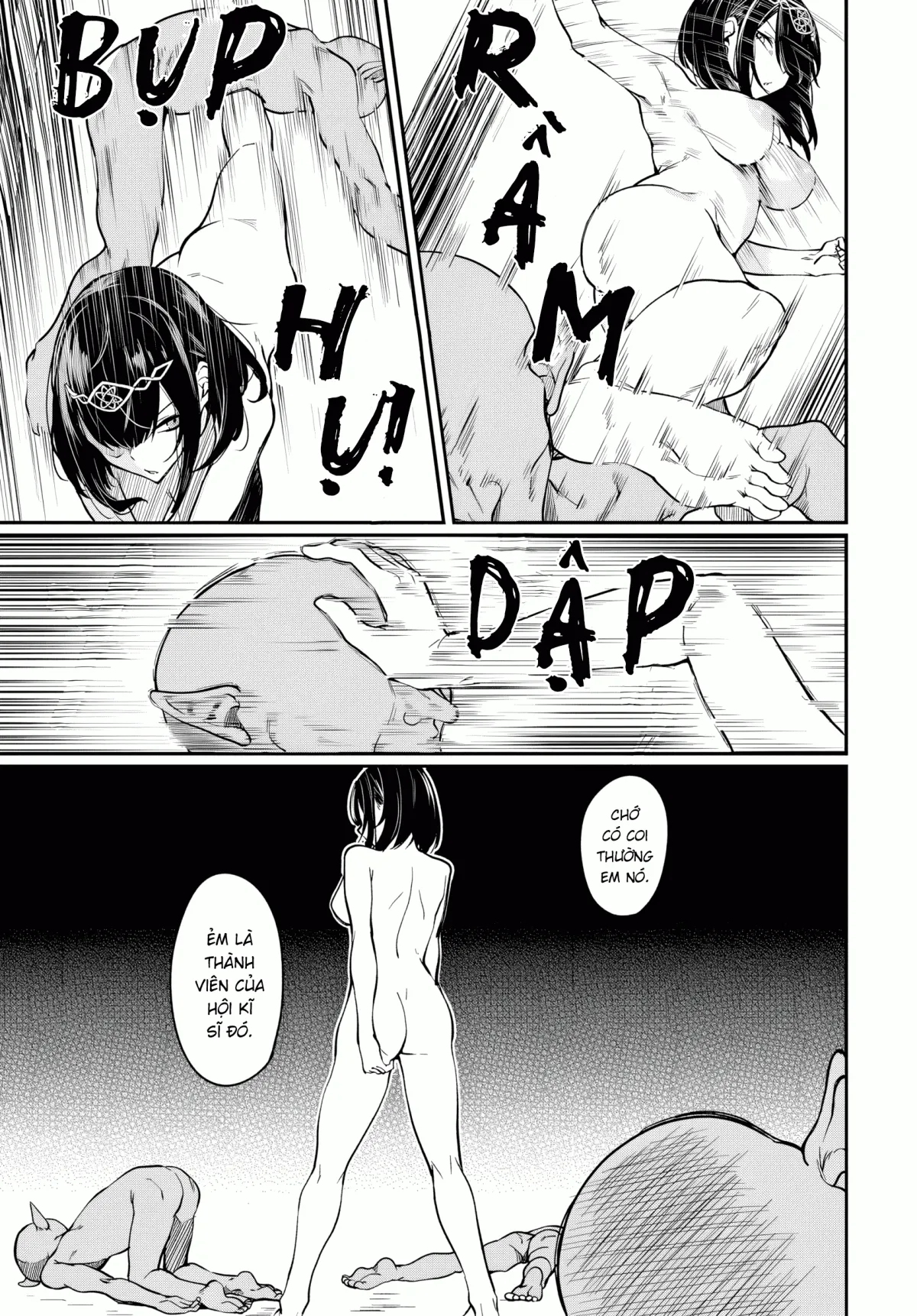 HentaiVN.net - Ảnh 7 - Bồn Chứa Tinh Bất Tử Phiêu Lưu Ký [The Immortal Girl's Nursery Travelogue; Furoufushi Shoujo no Naedoko Ryokou-ki; 不老不死少女の苗床旅行記] - Chương 8.2: Goblin Và Động Cerberus (IV)