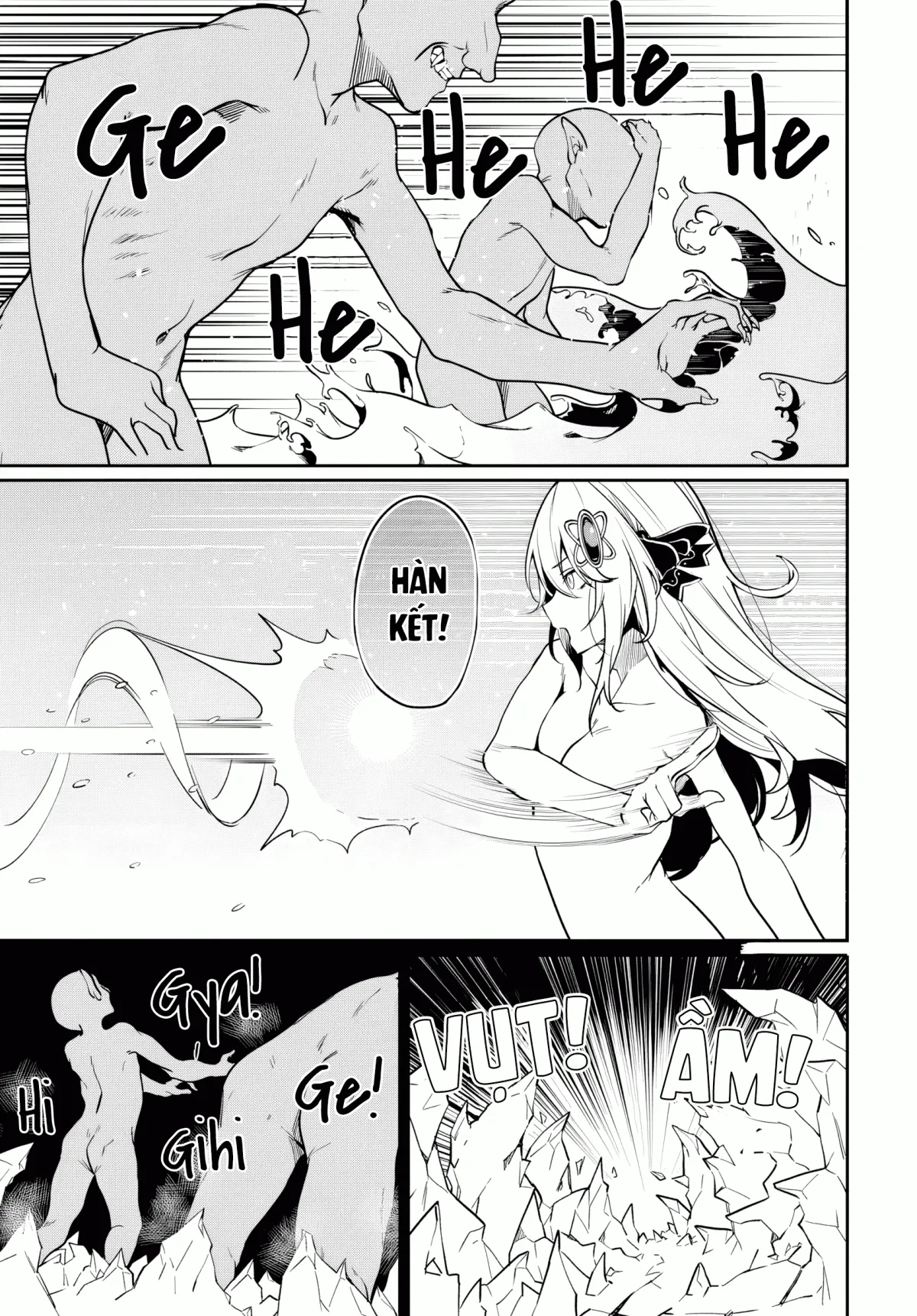 HentaiVN.net - Ảnh 9 - Bồn Chứa Tinh Bất Tử Phiêu Lưu Ký [The Immortal Girl's Nursery Travelogue; Furoufushi Shoujo no Naedoko Ryokou-ki; 不老不死少女の苗床旅行記] - Chương 8.2: Goblin Và Động Cerberus (IV)