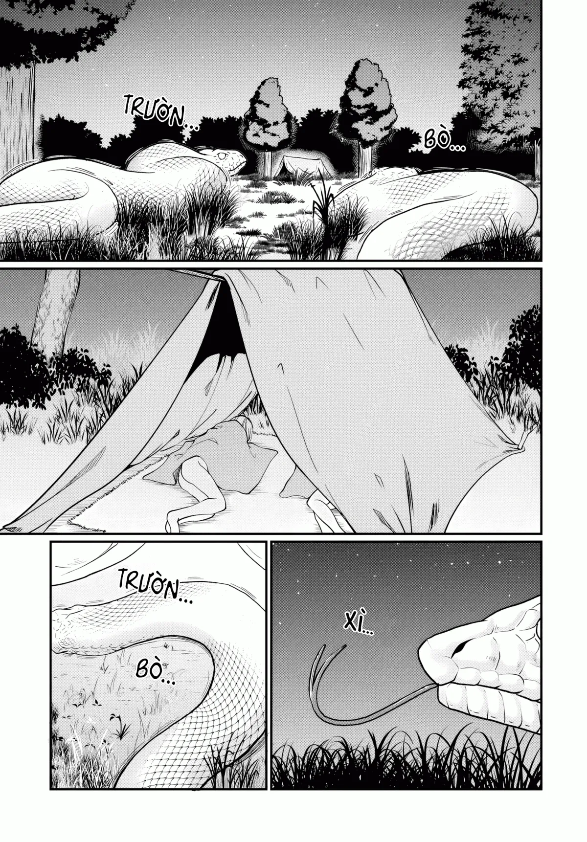 HentaiVN.net - Ảnh 11 - Bồn Chứa Tinh Bất Tử Phiêu Lưu Ký [The Immortal Girl's Nursery Travelogue; Furoufushi Shoujo no Naedoko Ryokou-ki; 不老不死少女の苗床旅行記] - Chương 9.1: Mãng Xà Và Rừng Phobos