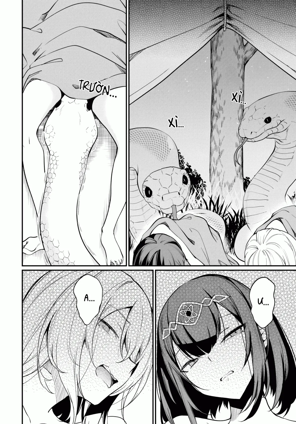 HentaiVN.net - Ảnh 12 - Bồn Chứa Tinh Bất Tử Phiêu Lưu Ký [The Immortal Girl's Nursery Travelogue; Furoufushi Shoujo no Naedoko Ryokou-ki; 不老不死少女の苗床旅行記] - Chương 9.1: Mãng Xà Và Rừng Phobos
