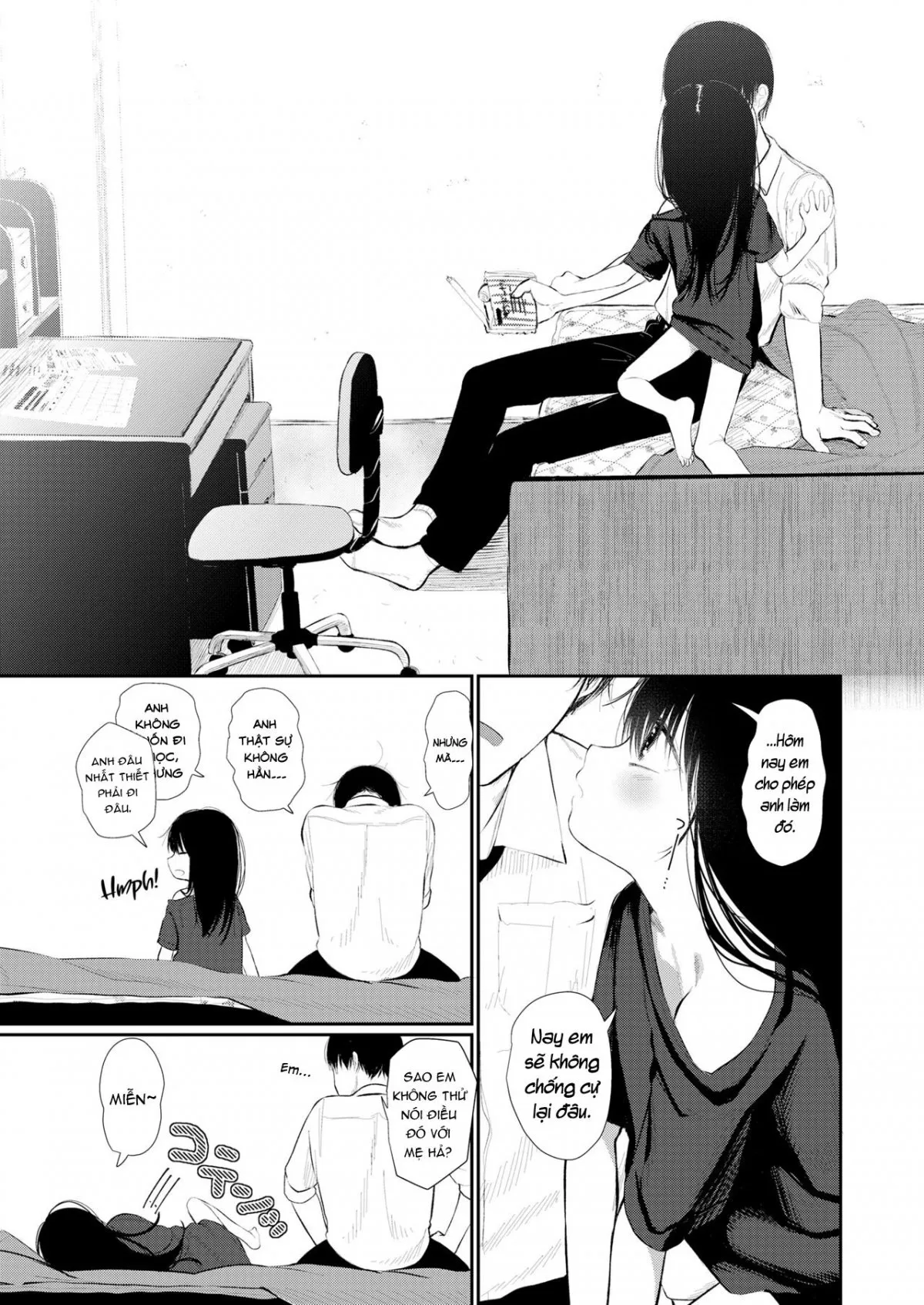 HentaiVN.net - Ảnh 7 - Hai ta phải tương trợ nhau. [Bokura Fuyou Mono] - Oneshot