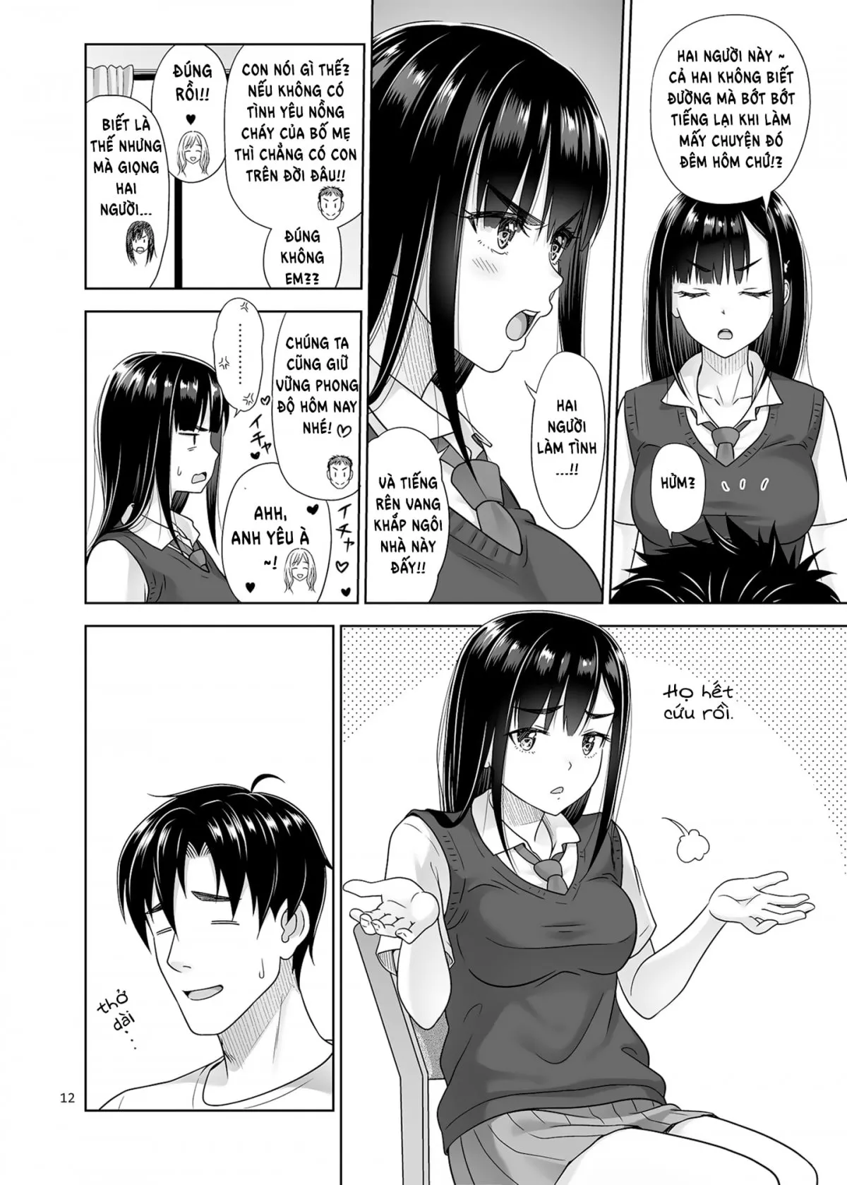 HentaiVN.net - Ảnh 12 - Để cháu giúp chú xuất tinh nhé? [Atashi ga Nuite Ageyo kka?, アタシがヌいてあげよっか?] - Oneshot siêu ngọt