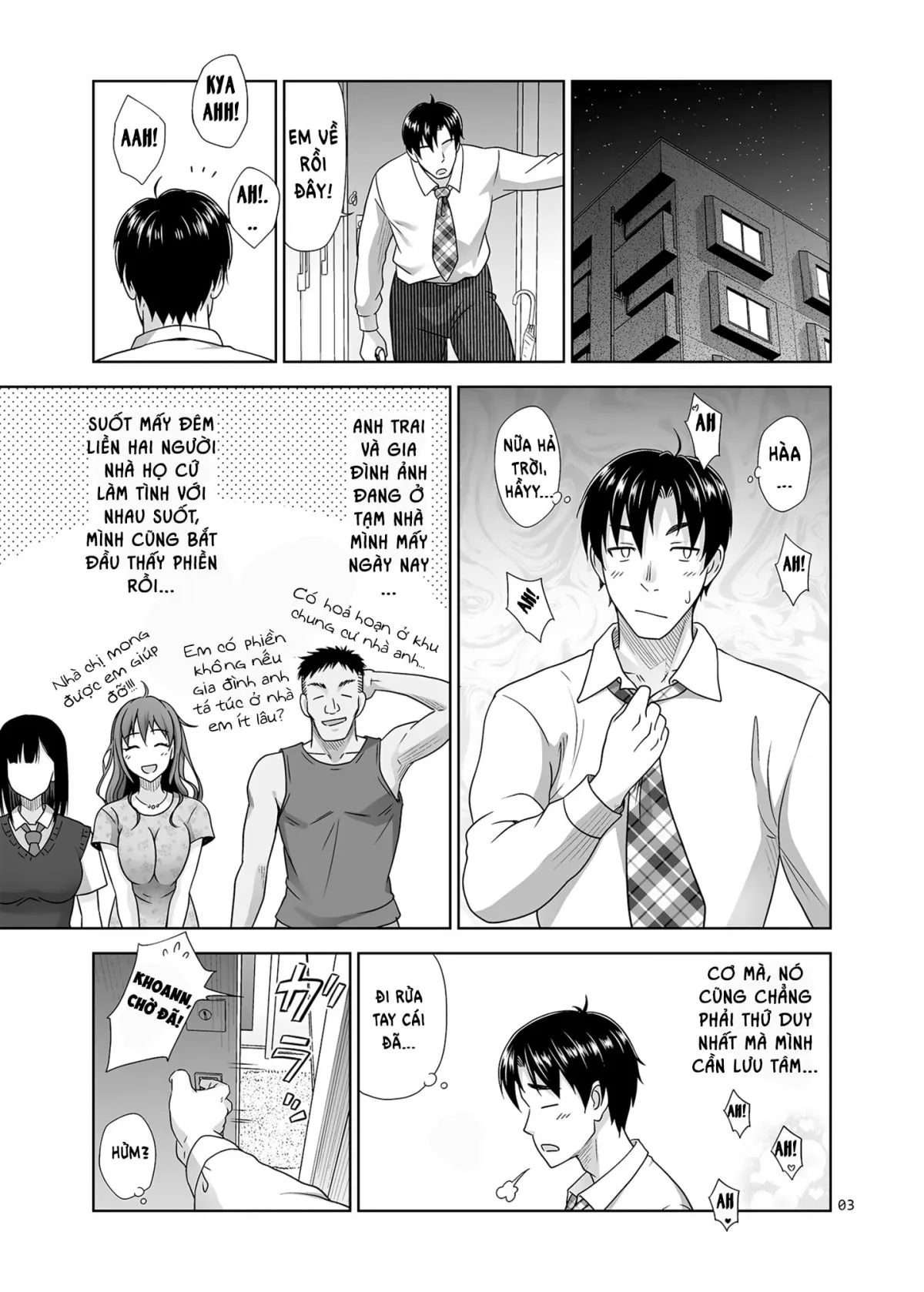 HentaiVN.net - Ảnh 3 - Để cháu giúp chú xuất tinh nhé? [Atashi ga Nuite Ageyo kka?, アタシがヌいてあげよっか?] - Oneshot siêu ngọt