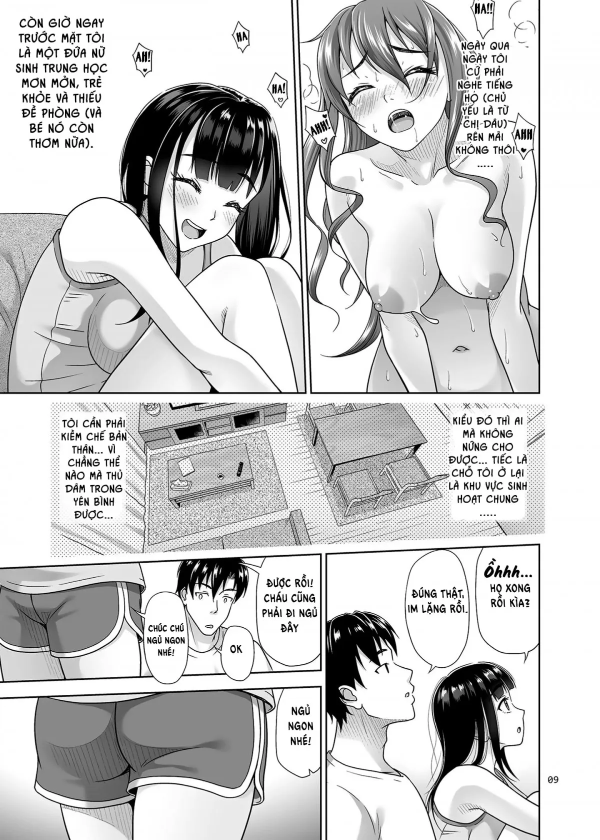 HentaiVN.net - Ảnh 9 - Để cháu giúp chú xuất tinh nhé? [Atashi ga Nuite Ageyo kka?, アタシがヌいてあげよっか?] - Oneshot siêu ngọt