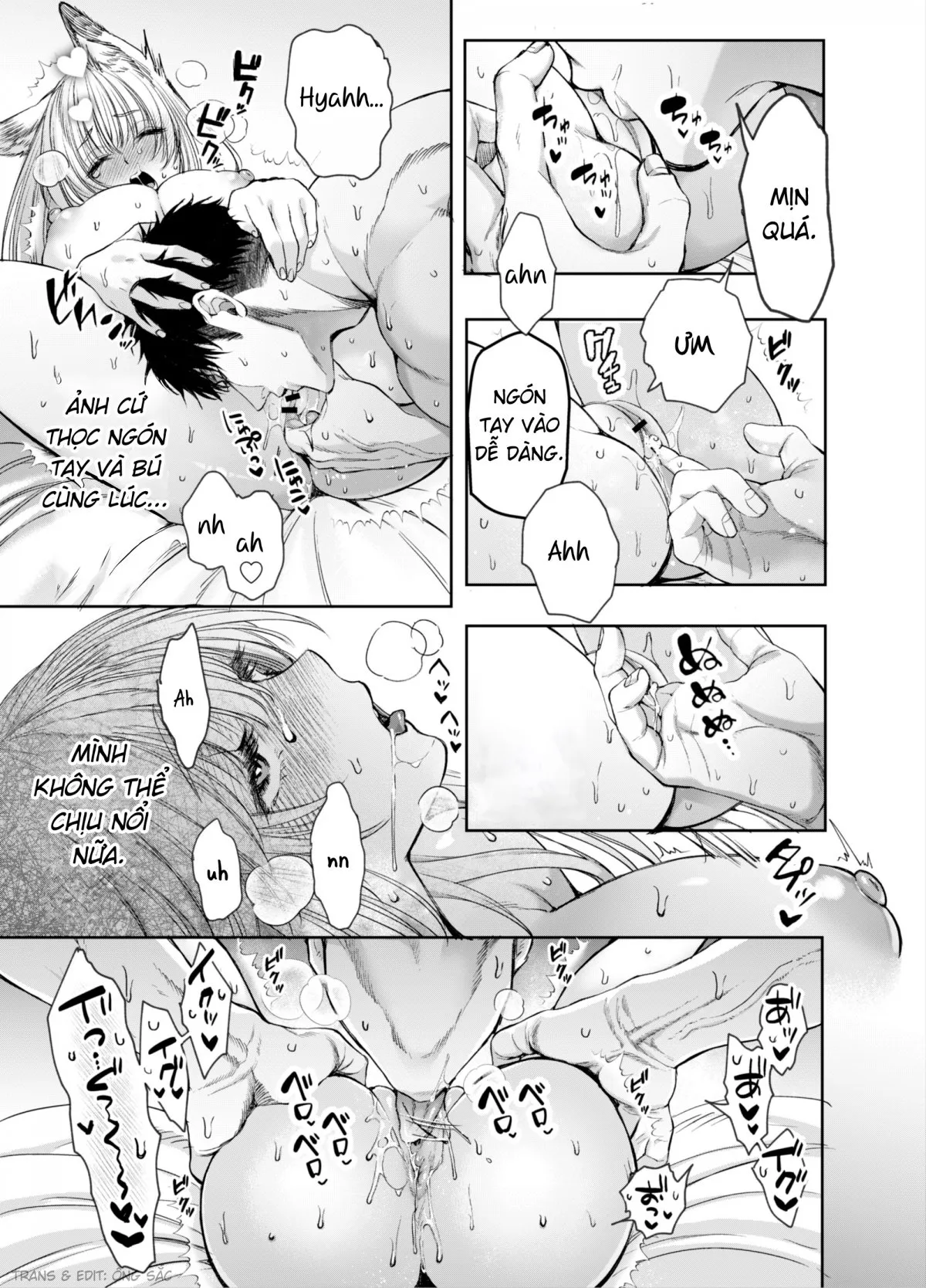 HentaiVN.net - Ảnh 88 - Tôi không thể thoát khỏi Kỵ sĩ quàng khăn đỏ tinh nghịch 2 [Akazukin-kun kara wa Nigerarenai 2] - Oneshot full cực dài