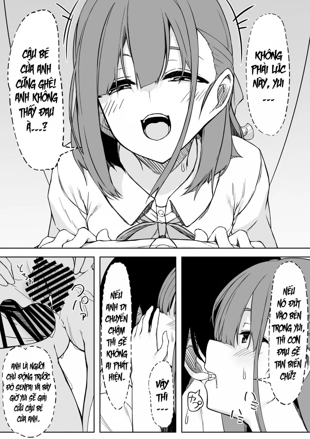 HentaiVN.net - Ảnh 14 - Làm tình với đàn em đáng yêu!! [Lovey-dovey Sex with Kouhai-Chan!!] - Oneshot