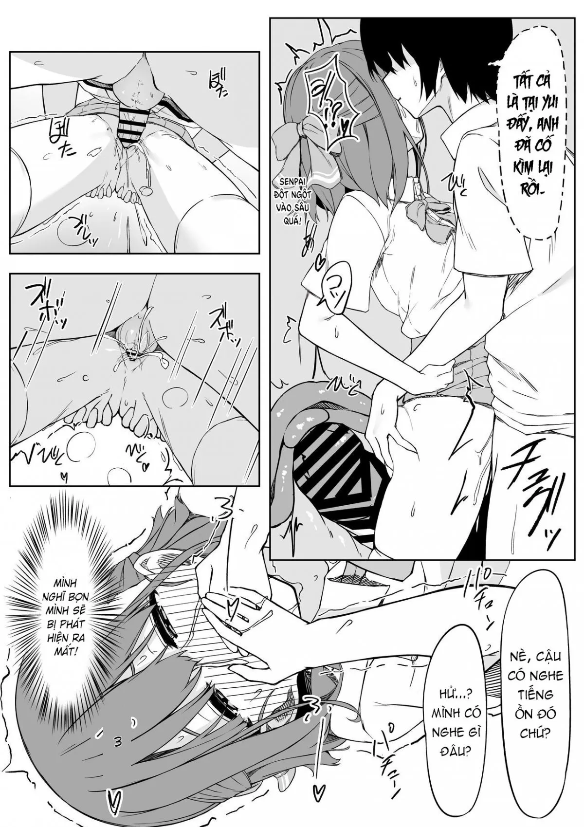 HentaiVN.net - Ảnh 15 - Làm tình với đàn em đáng yêu!! [Lovey-dovey Sex with Kouhai-Chan!!] - Oneshot