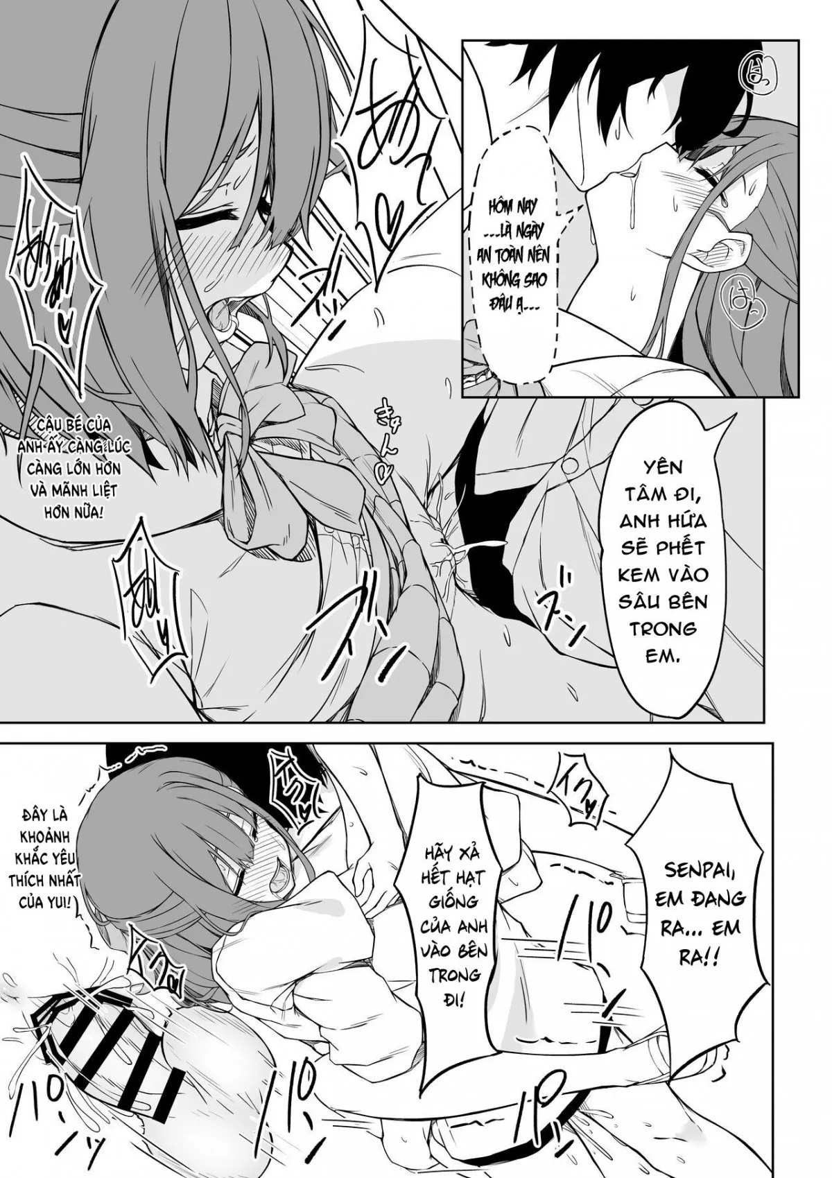 HentaiVN.net - Ảnh 19 - Làm tình với đàn em đáng yêu!! [Lovey-dovey Sex with Kouhai-Chan!!] - Oneshot