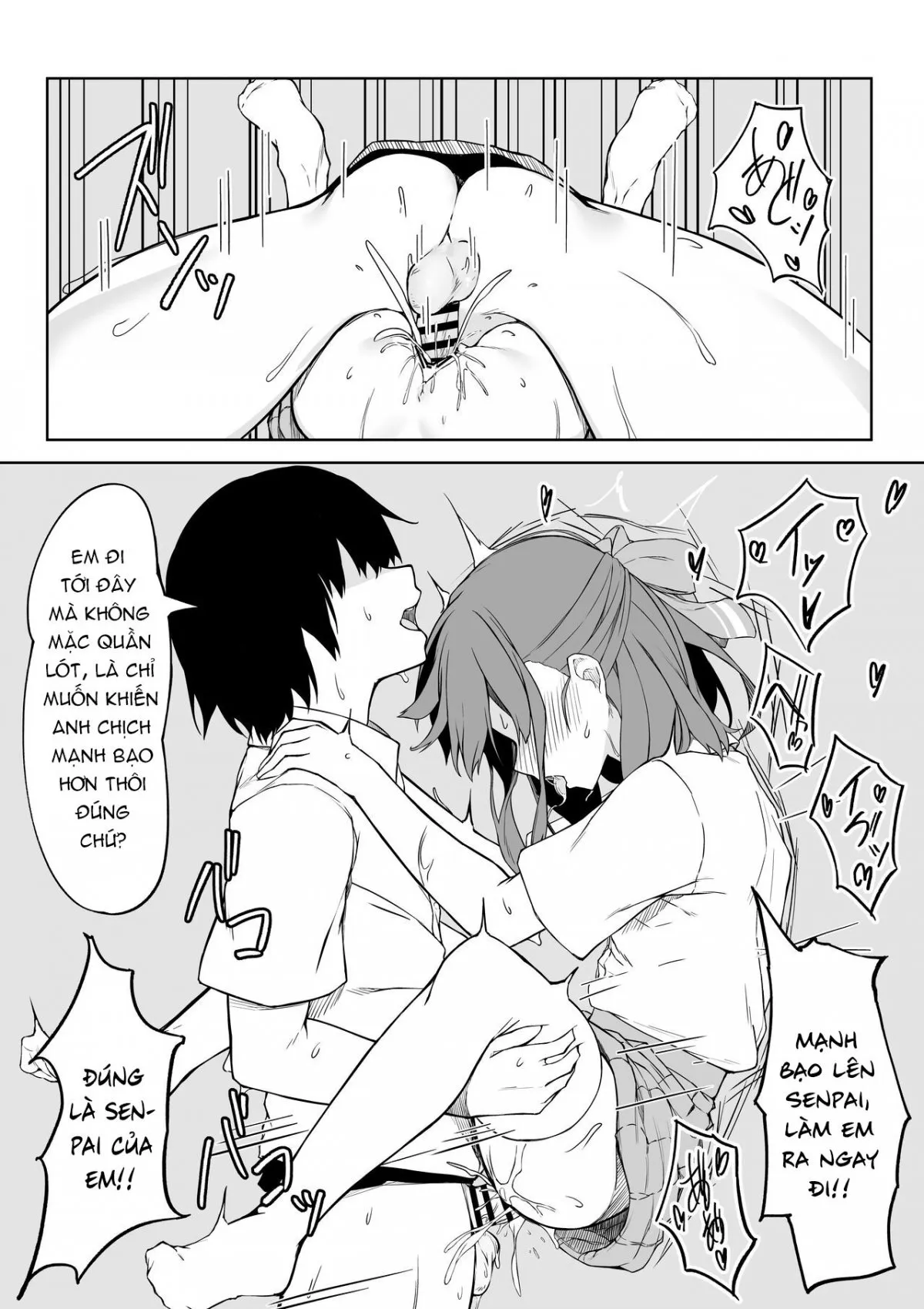 HentaiVN.net - Ảnh 26 - Làm tình với đàn em đáng yêu!! [Lovey-dovey Sex with Kouhai-Chan!!] - Oneshot
