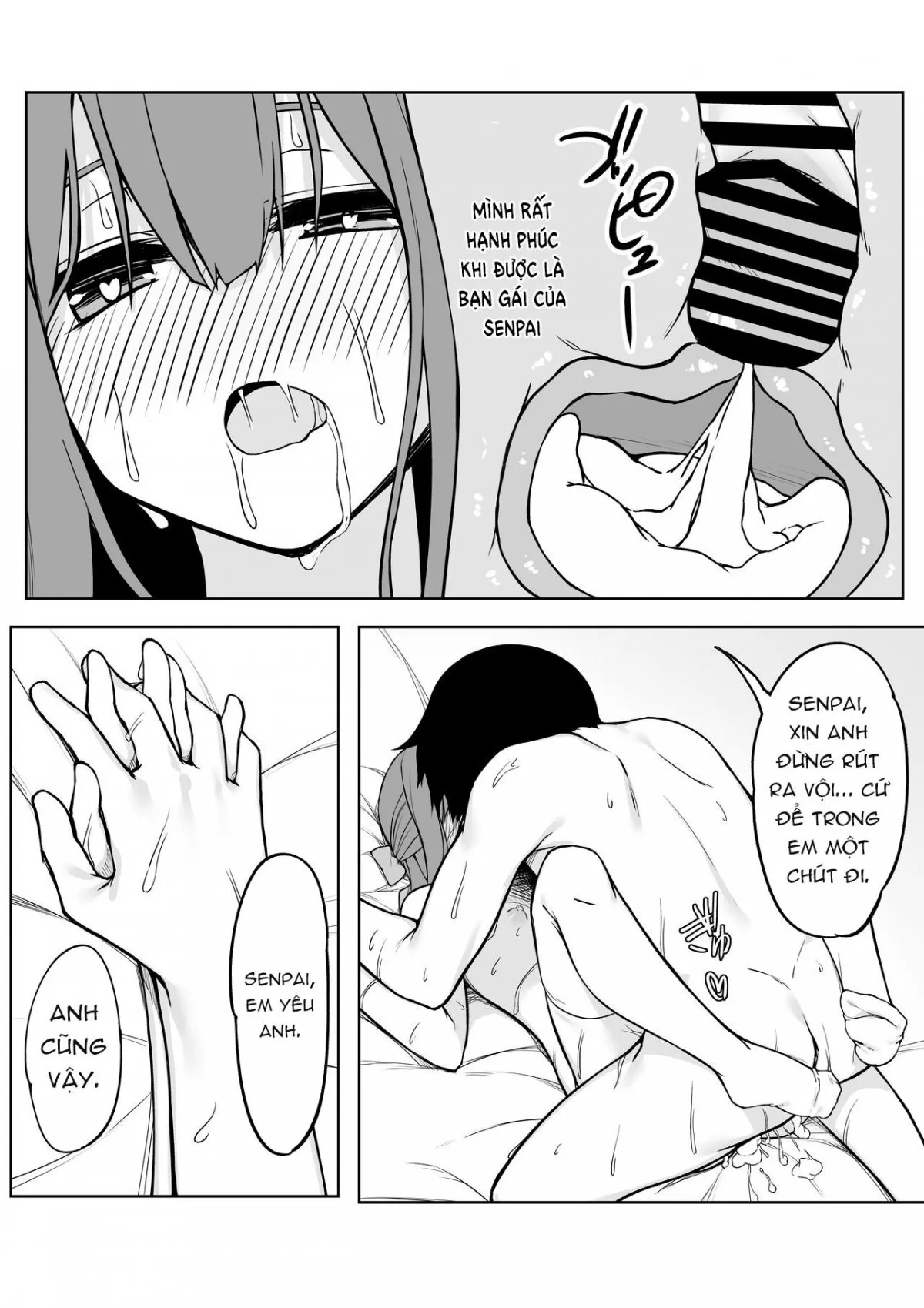 HentaiVN.net - Ảnh 38 - Làm tình với đàn em đáng yêu!! [Lovey-dovey Sex with Kouhai-Chan!!] - Oneshot